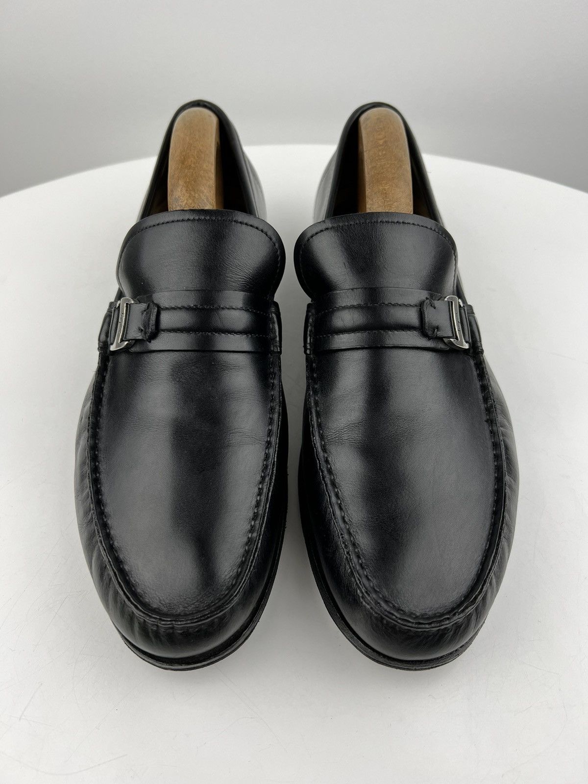 Salvatore Ferragamo SALVATORE FERRAGAMO Loafers Leather Shoes Horsebit Black Men Size US 9 / EU 42 - 5 Thumbnail