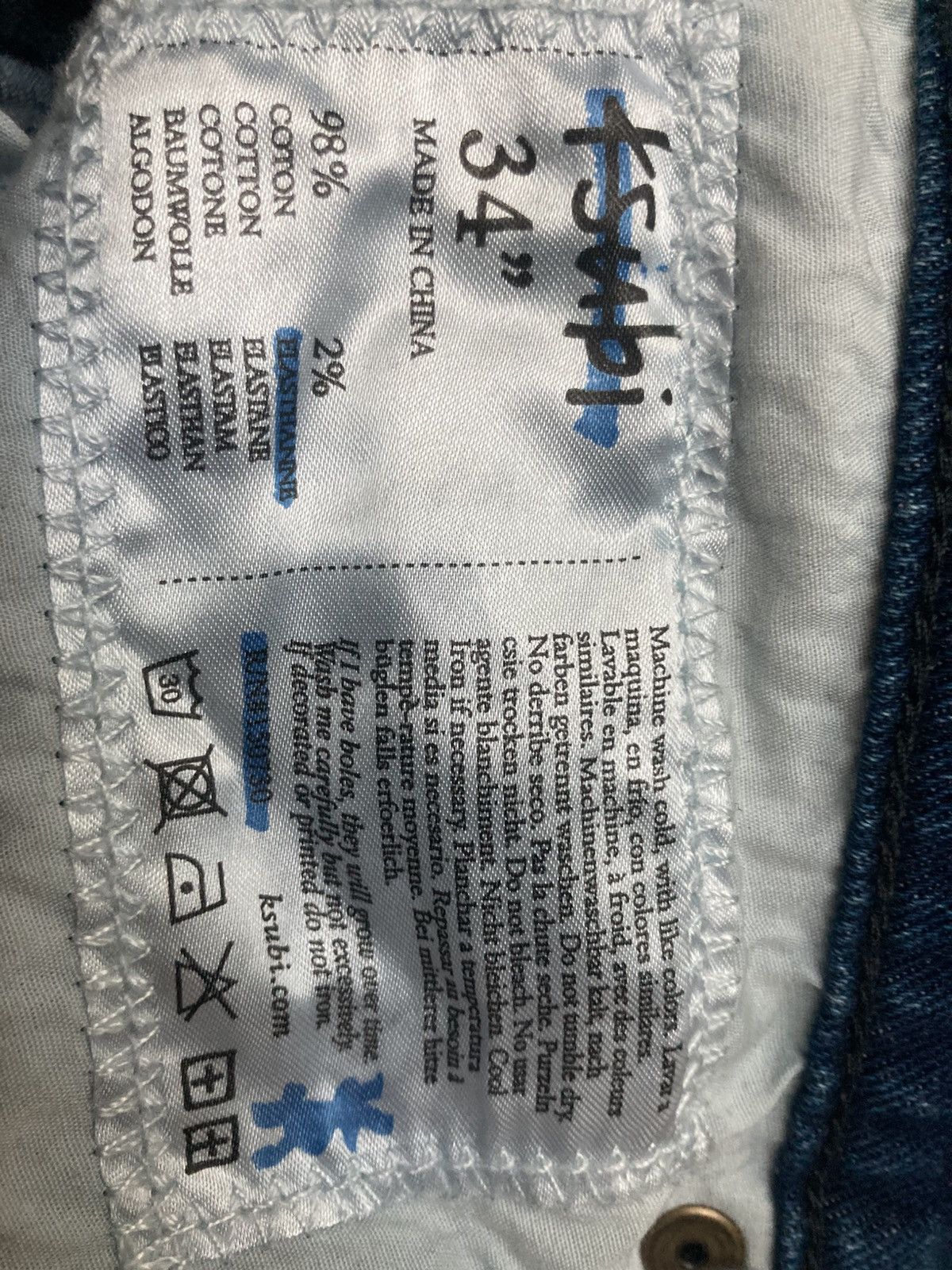 Ksubi ksubi chitch philly blue jeans Size US 34 / EU 50 - 7 Thumbnail