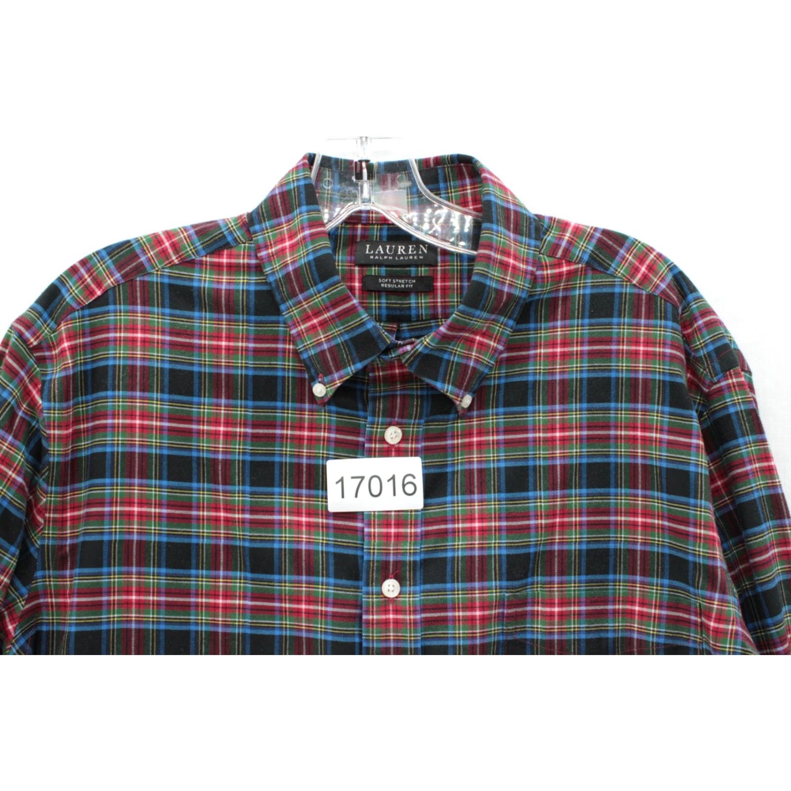 Ralph Lauren Lauren Ralph Lauren Black Label Shirt Mens Large Multicolor Plaid Flannel Preppy Size US L / EU 52-54 / 3 - 6 Thumbnail