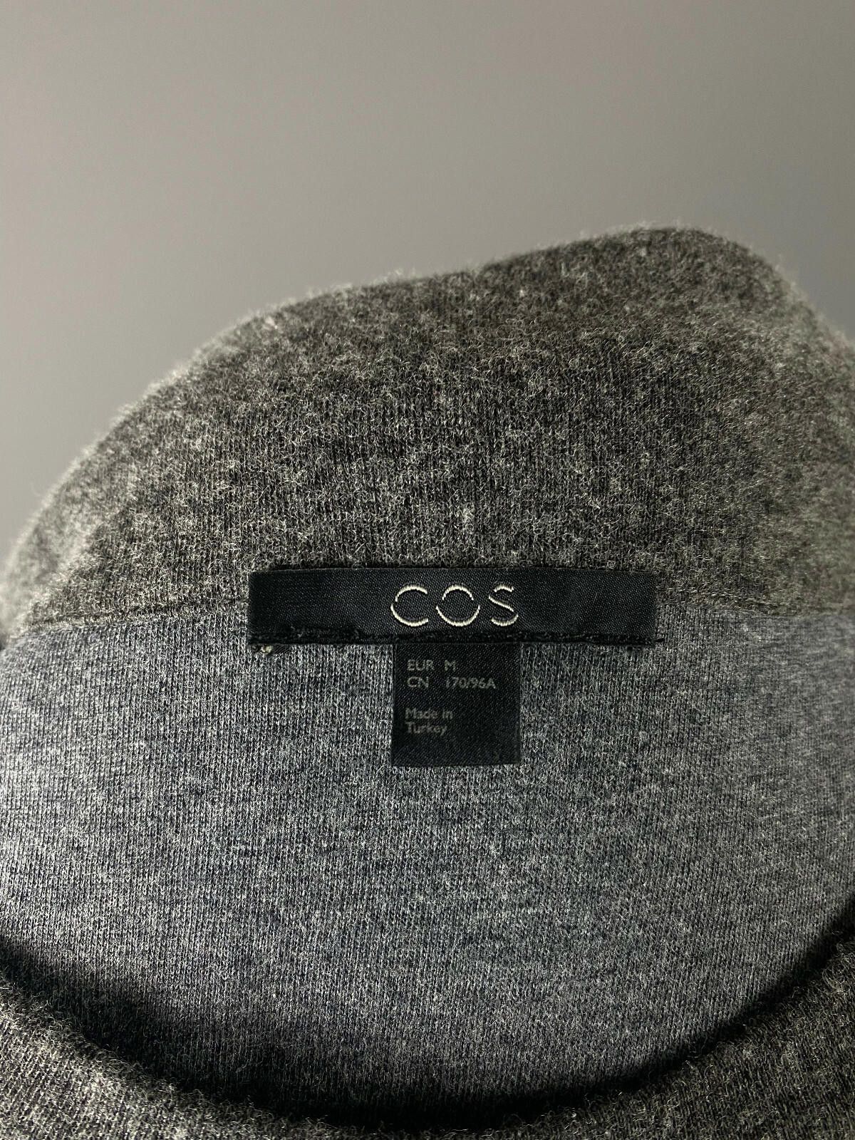 Cos Ladies Cos Gray Wool Short Sleeve Sweater Midi Dress Size M Size M / US 6-8 / IT 42-44 - 9 Thumbnail