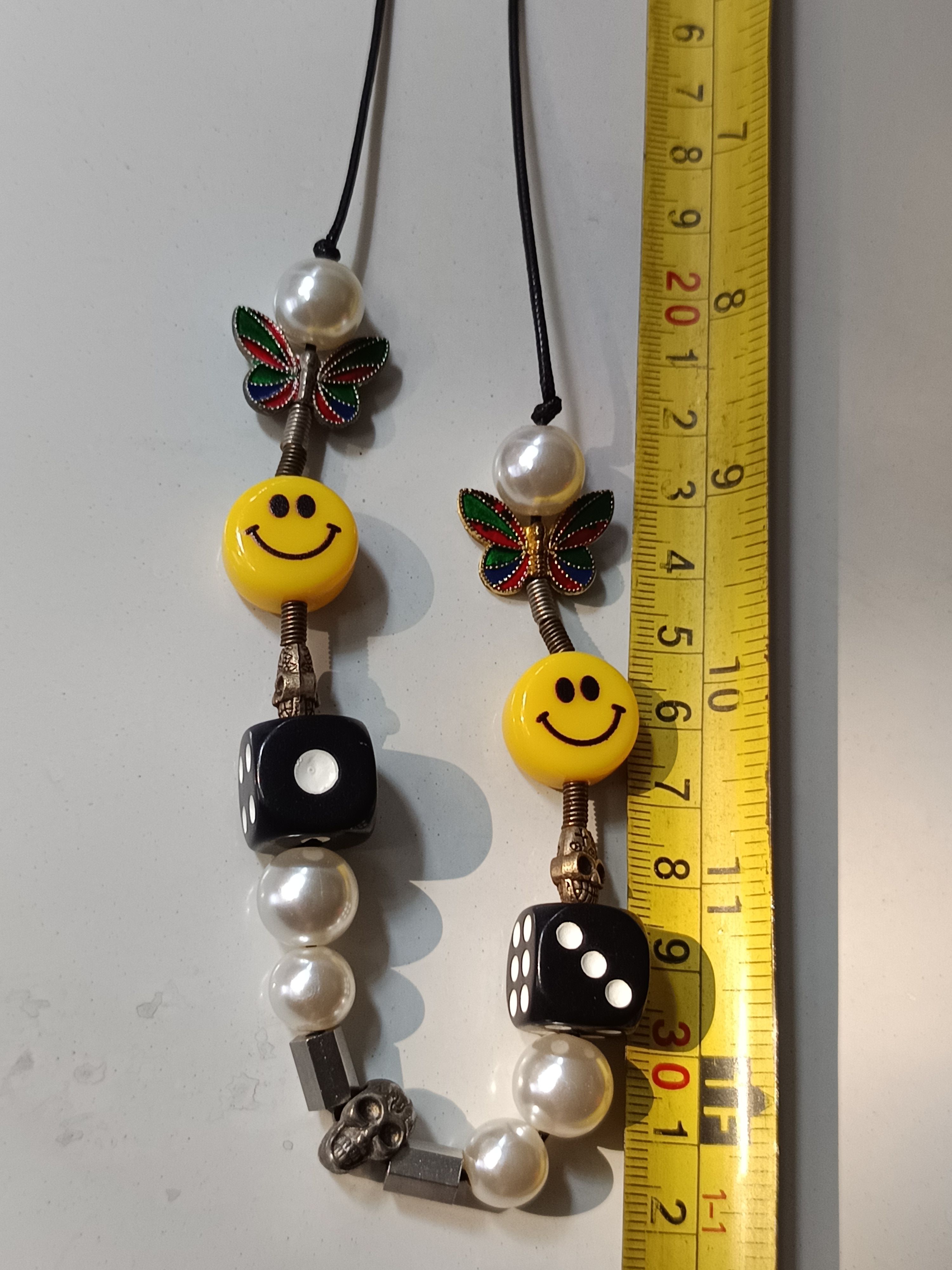 A$AP Rocky Evae Smiley Pearl Dice Skull Necklace Size ONE SIZE - 4 Thumbnail