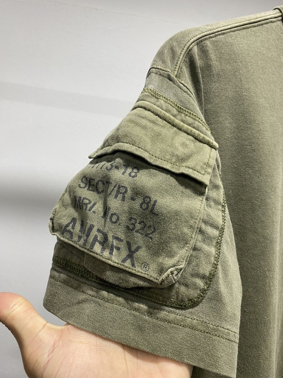 Avirex × Vintage Sick☠️ Avirex Tactical Cargo Utility Tshirt Lgb Goa Size US S / EU 44-46 / 1 - 5 Thumbnail