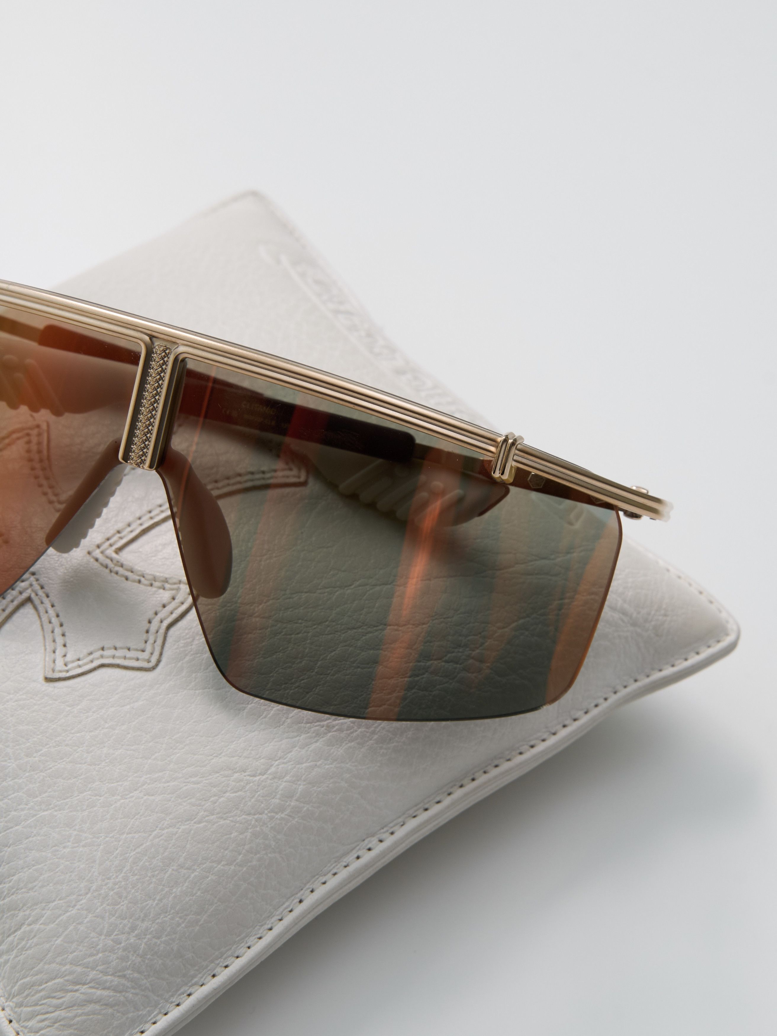 Chrome Hearts CHROME HEARTS CLITANIC - Matte Gold Plated / Classic Brown Size ONE SIZE - 2 Thumbnail