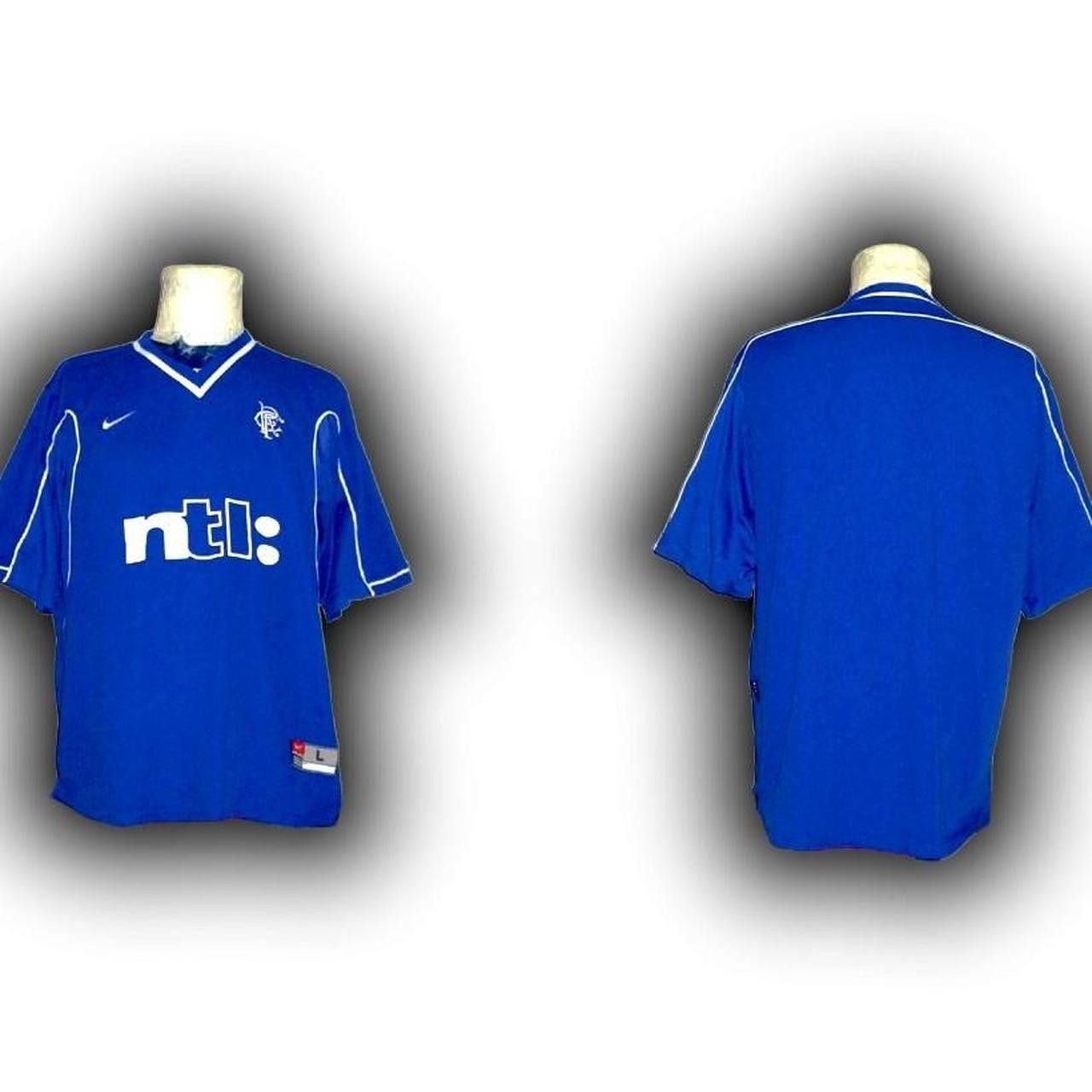 Nike Fc Glasgow Rangers Scotland 1999 2000 2001 Home shirt jersey Size US L / EU 52-54 / 3 - 3 Thumbnail