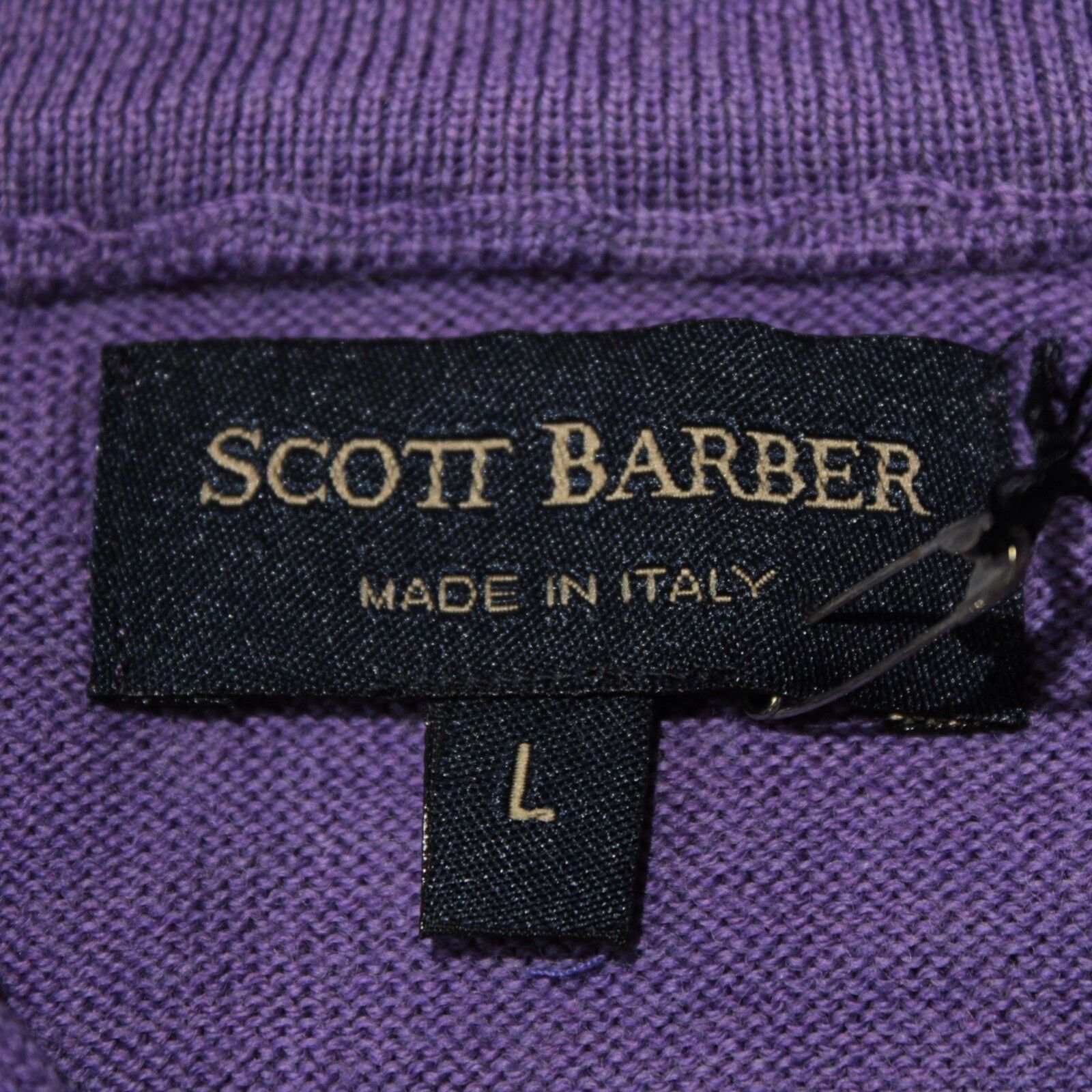 Scott Barber Scott Barber Sweater Size US L in Purple Size US L / EU 52-54 / 3 - 7 Thumbnail