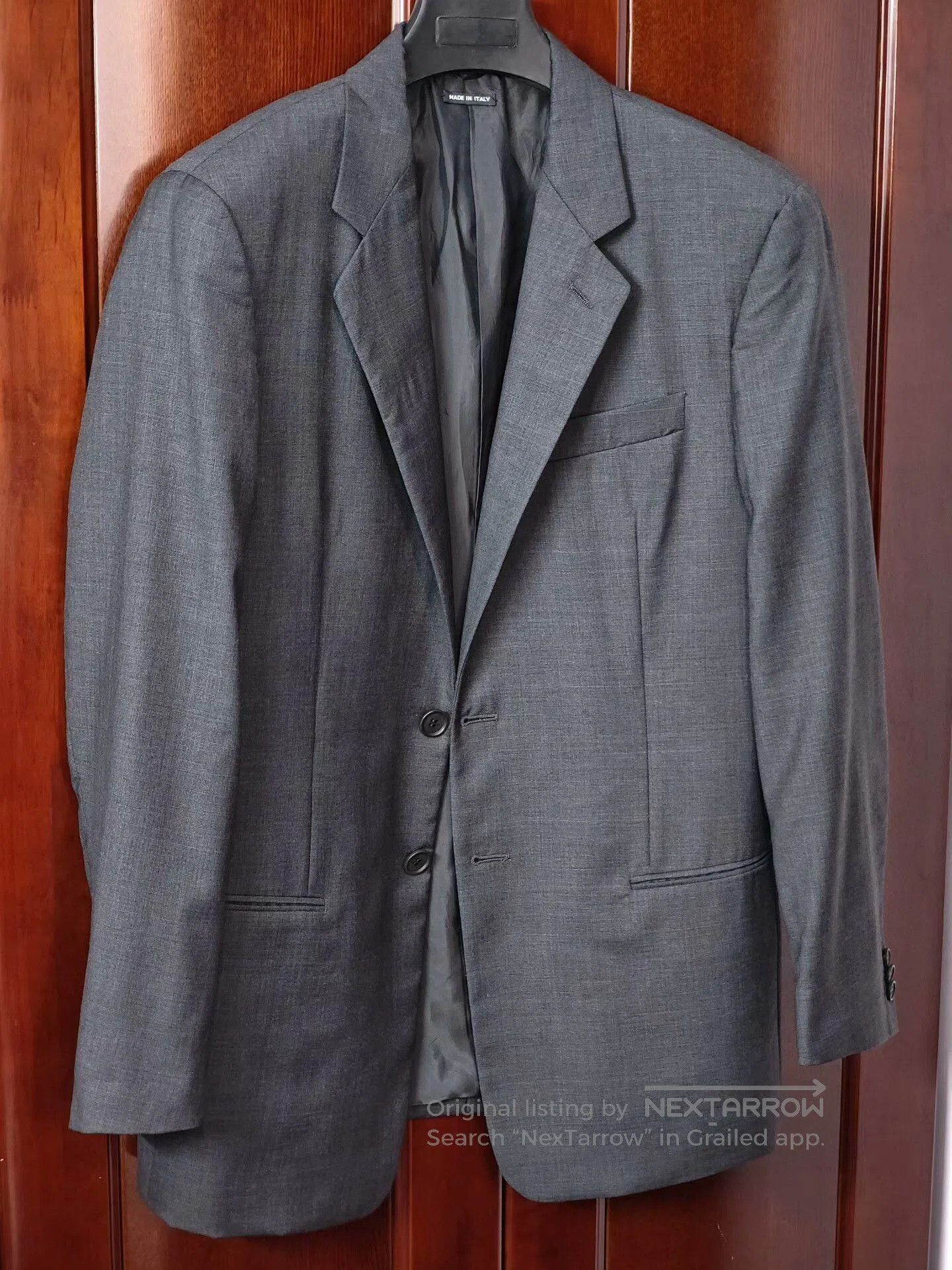 Giorgio Armani Armani Gray Wool Blend Suit Jacket. Size US M / EU 48-50 / 2 - 1 Thumbnail