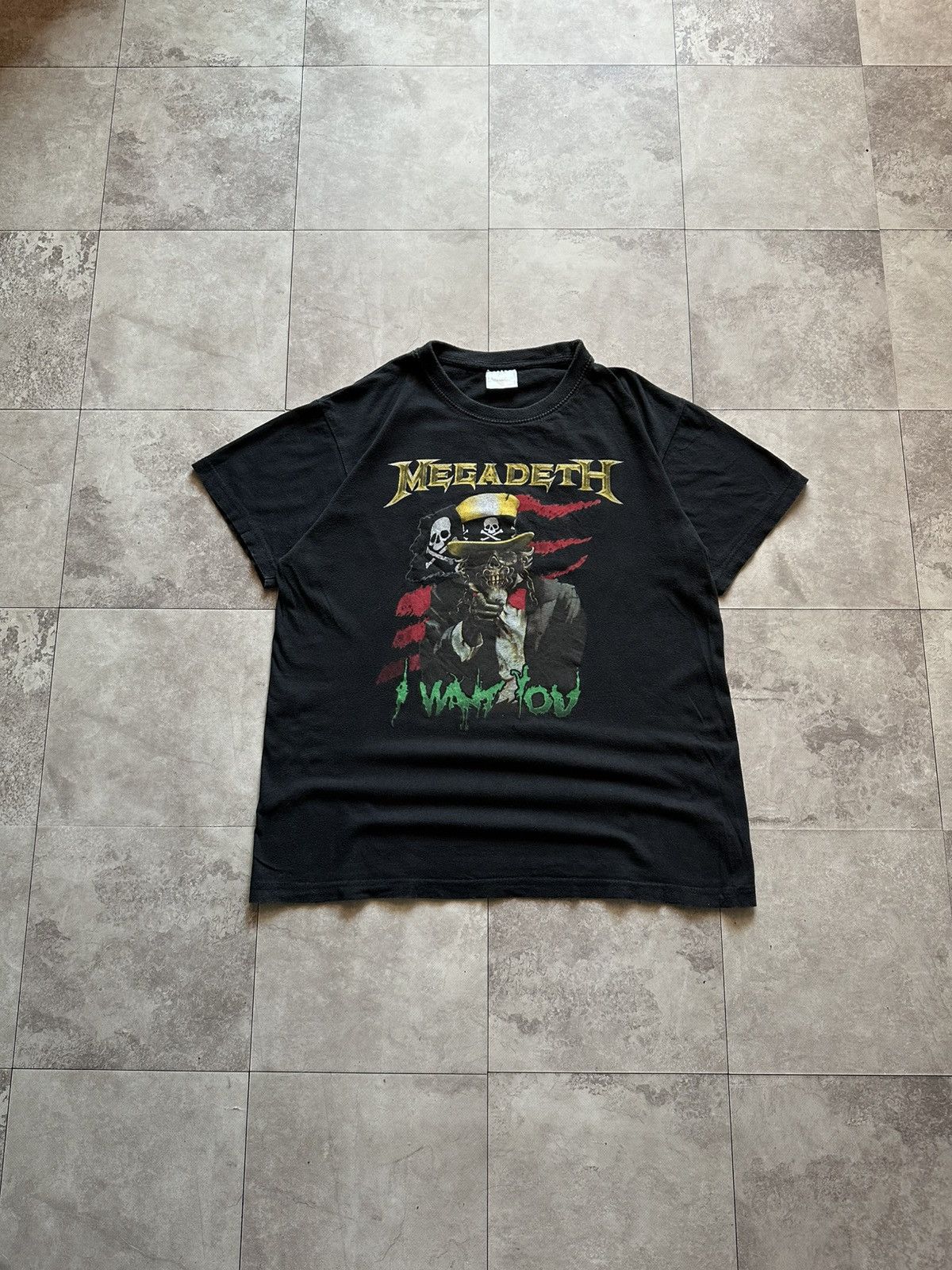 Band Tees Vintage 00’s Megadeth I Want You Band Rock Black T-Shirt M Size US M / EU 48-50 / 2 - 1 Thumbnail