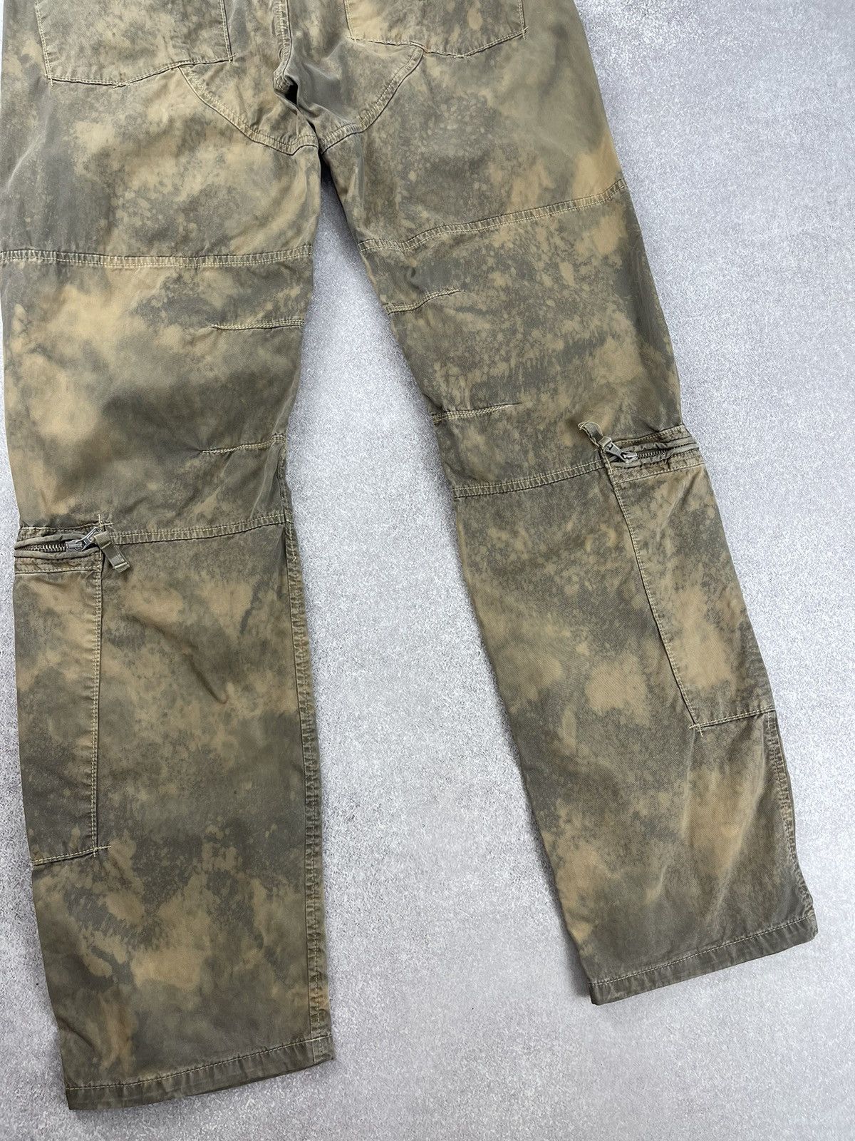 Aeronautica Militare Aeronautica Militare Custom Tie Dye Multipocket Cargo Pants Size US 33 - 12 Thumbnail