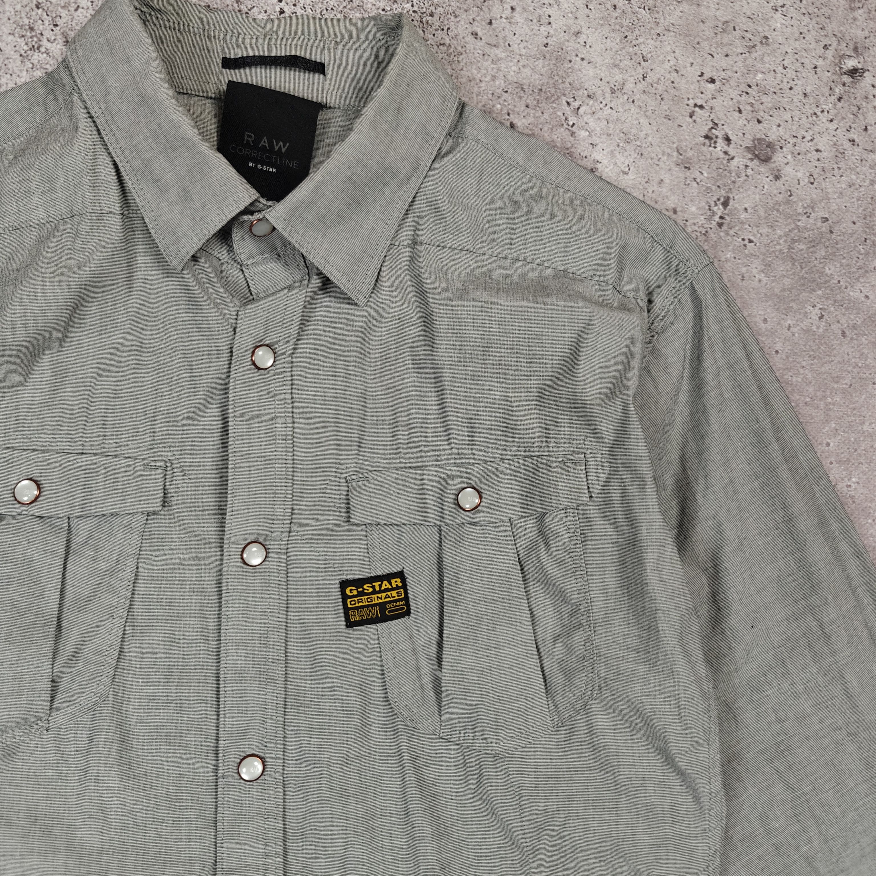 G-Star G-Star Raw Western Shirt Gray size XL Size US XL / EU 56 / 4 - 4 Thumbnail