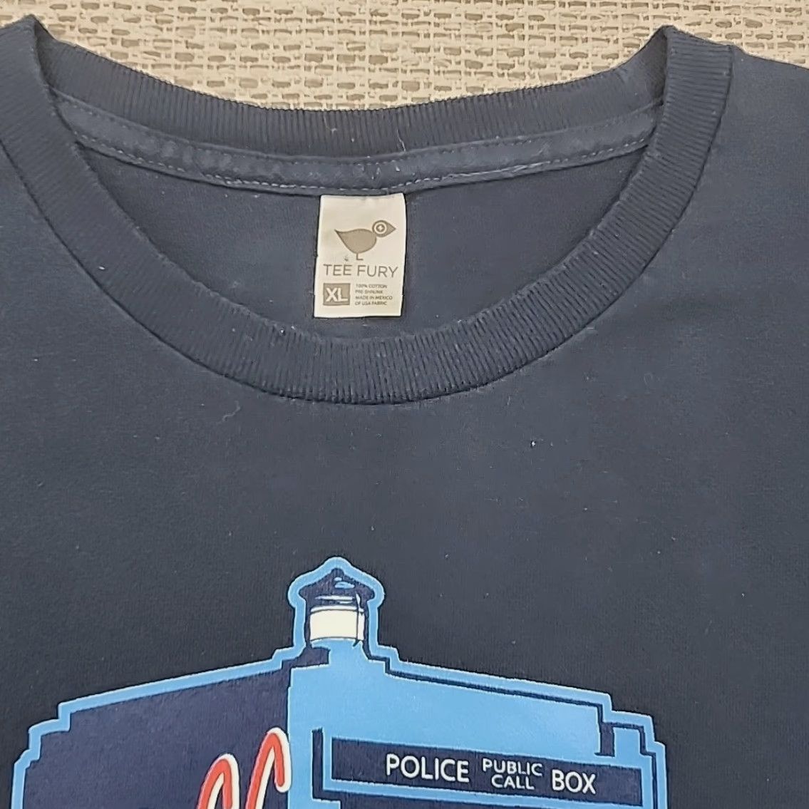 Vintage VINTAGE Tee Fury Graphic Tee Shirt Mens XL Back To The Future Biff Mash Up Short Sleeve Shirt Size US XL / EU 56 / 4 - 5 Thumbnail