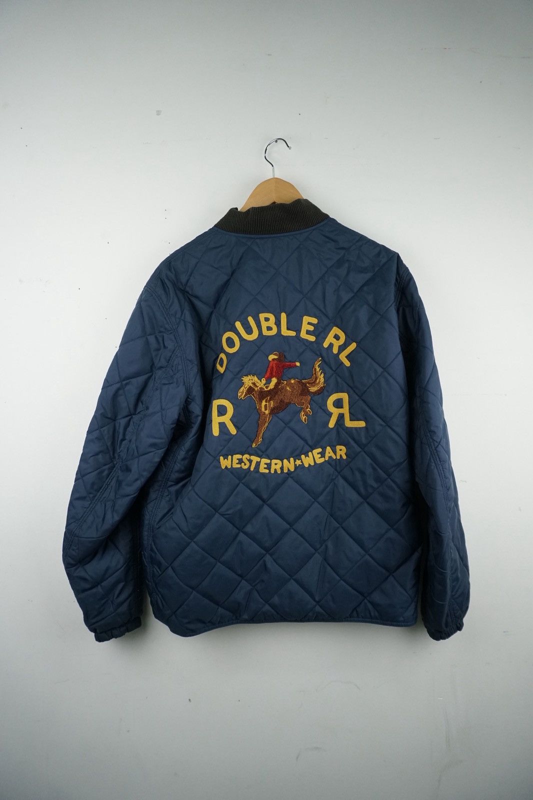 RRL Ralph Lauren Double RL Embroidered Reversible Bomber Jacket Size US L / EU 52-54 / 3 - 2 Thumbnail