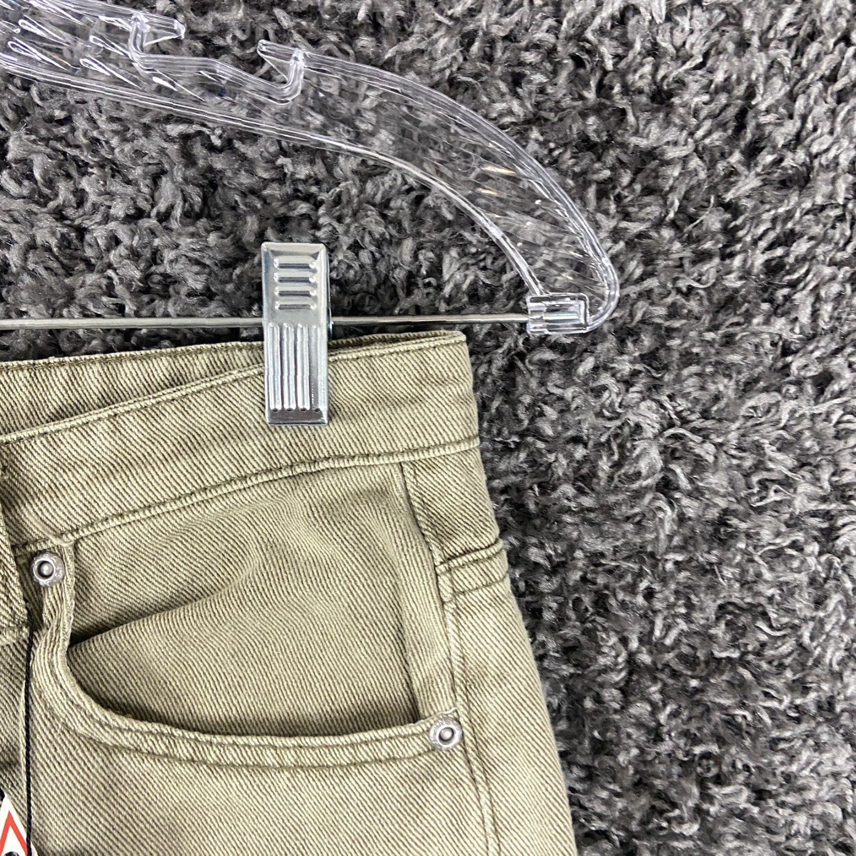 Boohoo VINTAGE Boohoo Womens Jeans Crop Beige Size 6 Casual Fashion Size 28" / US 6 / IT 42 - 3 Thumbnail
