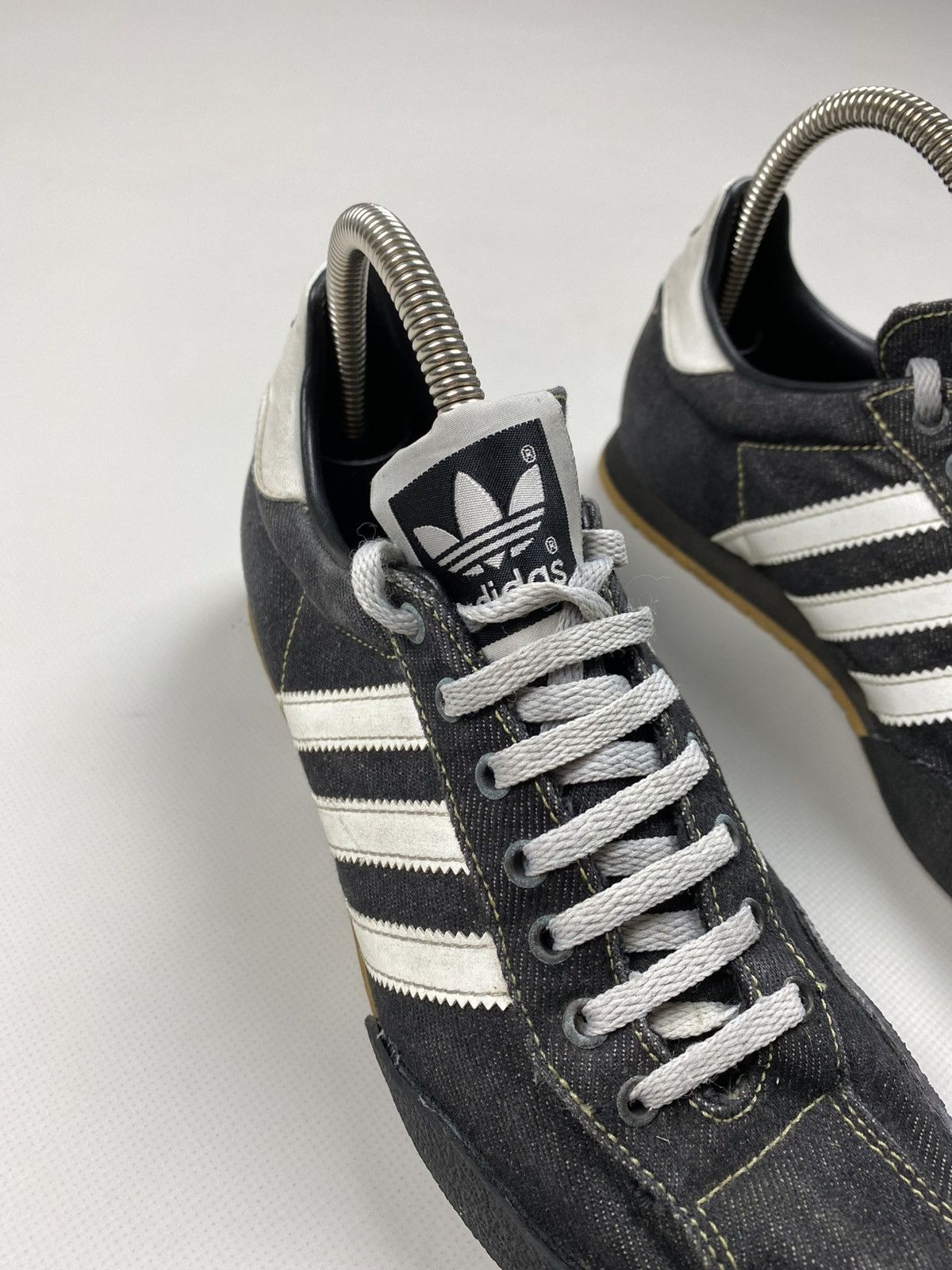 Adidas × Vintage Adidas Vintage Y2K Denim Low Top Sneakers Shoes Size US 5.5 Size US 5.5 / IT 35.5 - 7 Thumbnail
