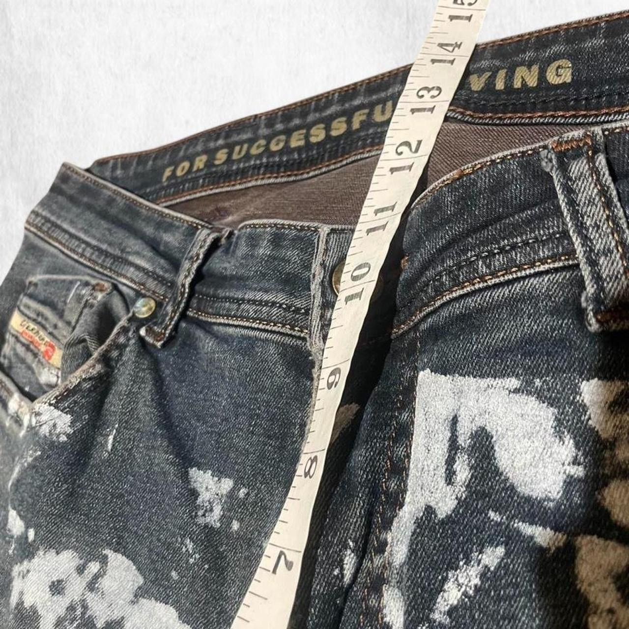 Diesel Diesel straight leg painted jeans custom Size US 34 / EU 50 - 7 Thumbnail