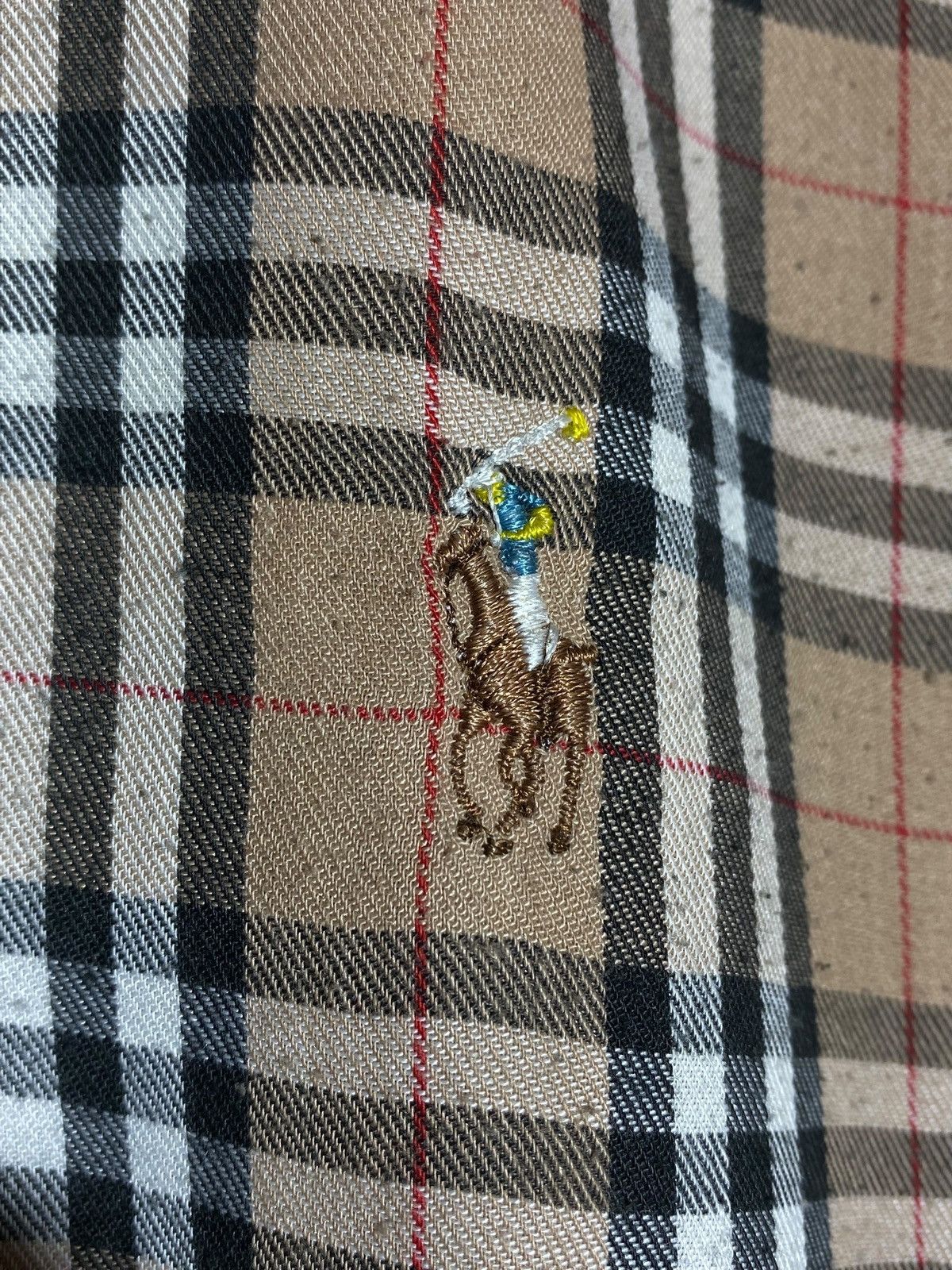 Polo Ralph Lauren 🔥 VNTG POLO RALPH LAUREN NOVA CHECK PATTERN BURBERRY VIBES Size US L / EU 52-54 / 3 - 10 Thumbnail
