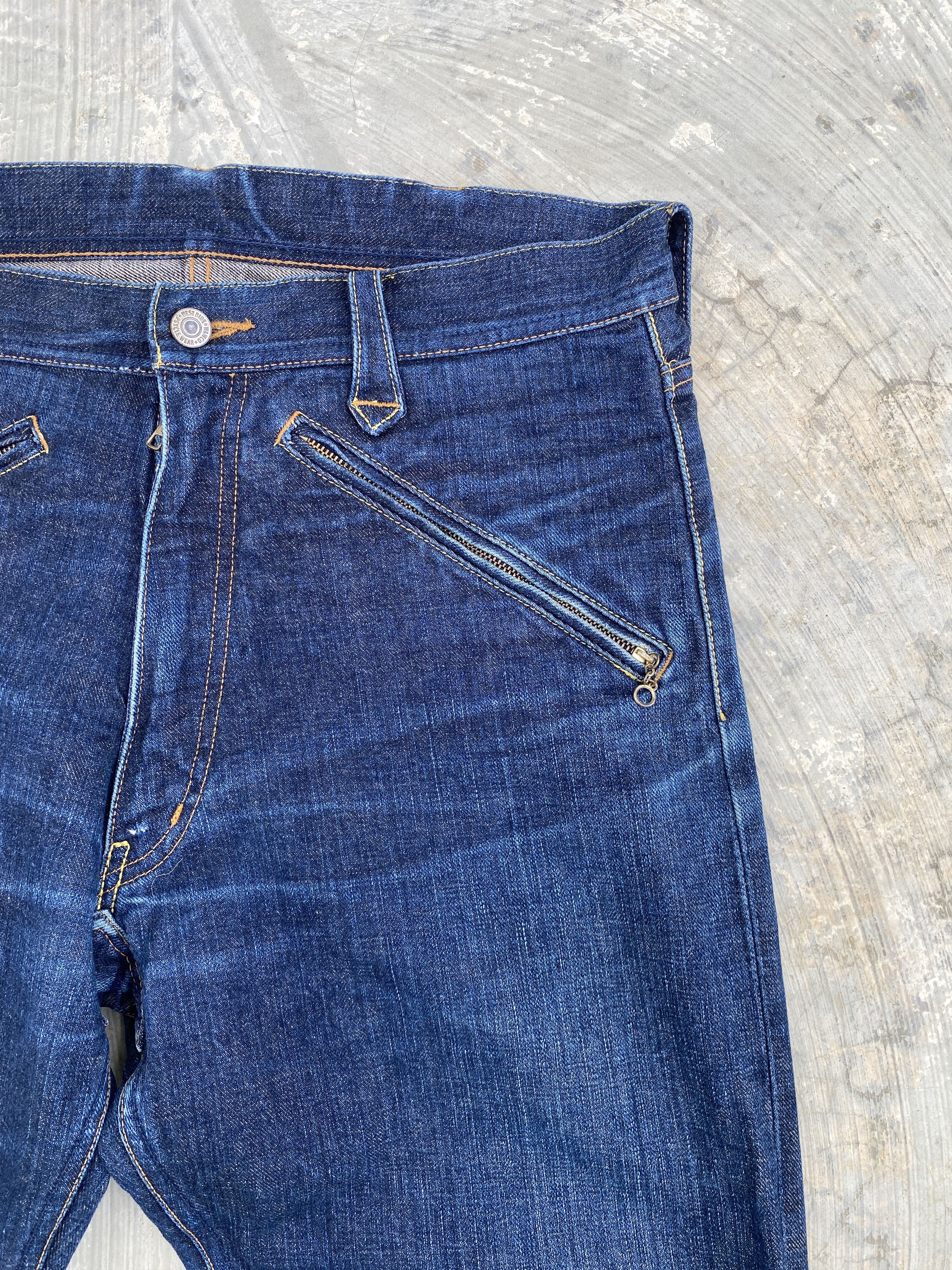 Japanese Brand × WEST RIDE × Warehouse Westride Bikers Selvedge Jeans by Warehouse Size US 33 - 3 Thumbnail