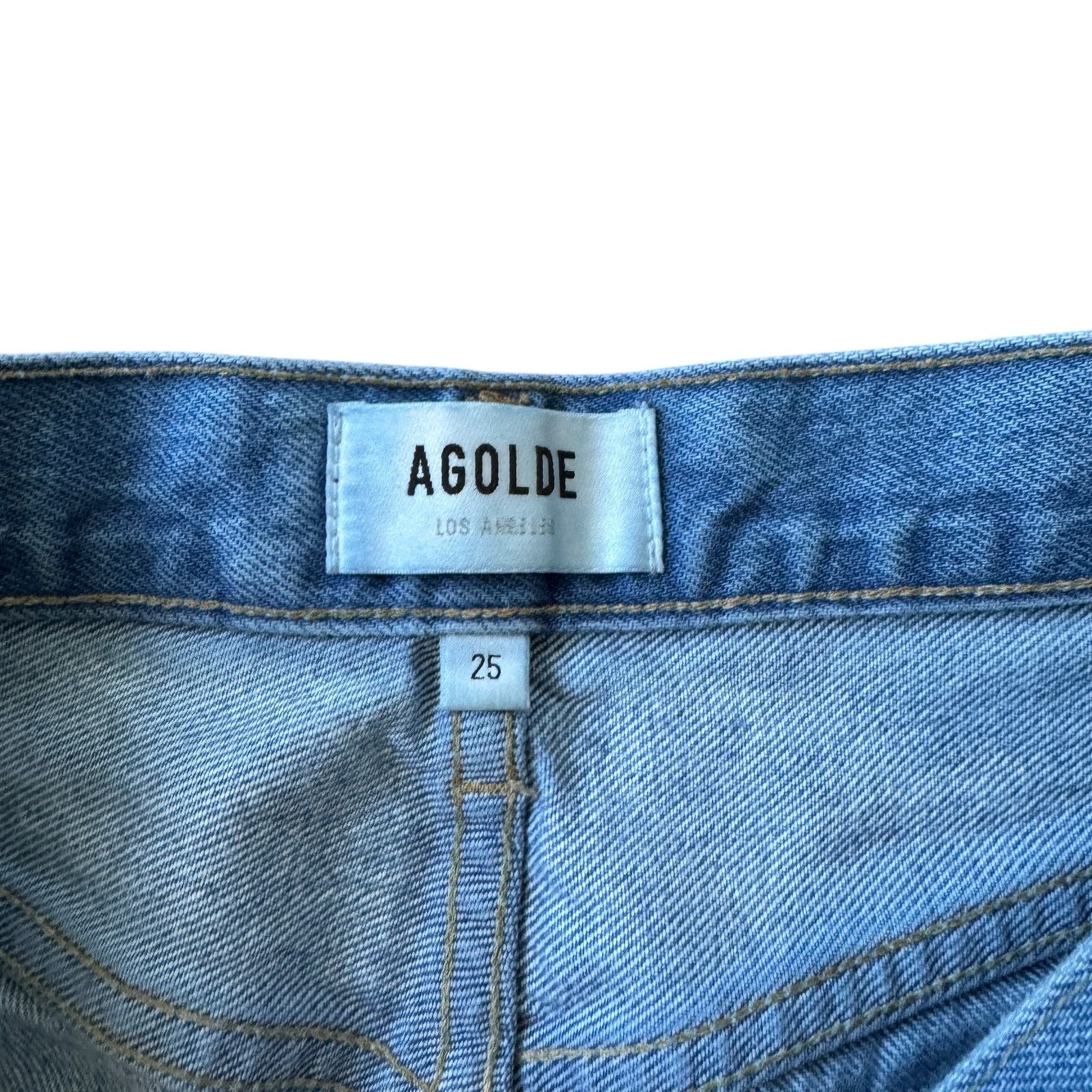 Agolde AGOLDE 90s Jeans Fall Out Distressed Size 25" / US 0 / IT 36 - 8 Thumbnail