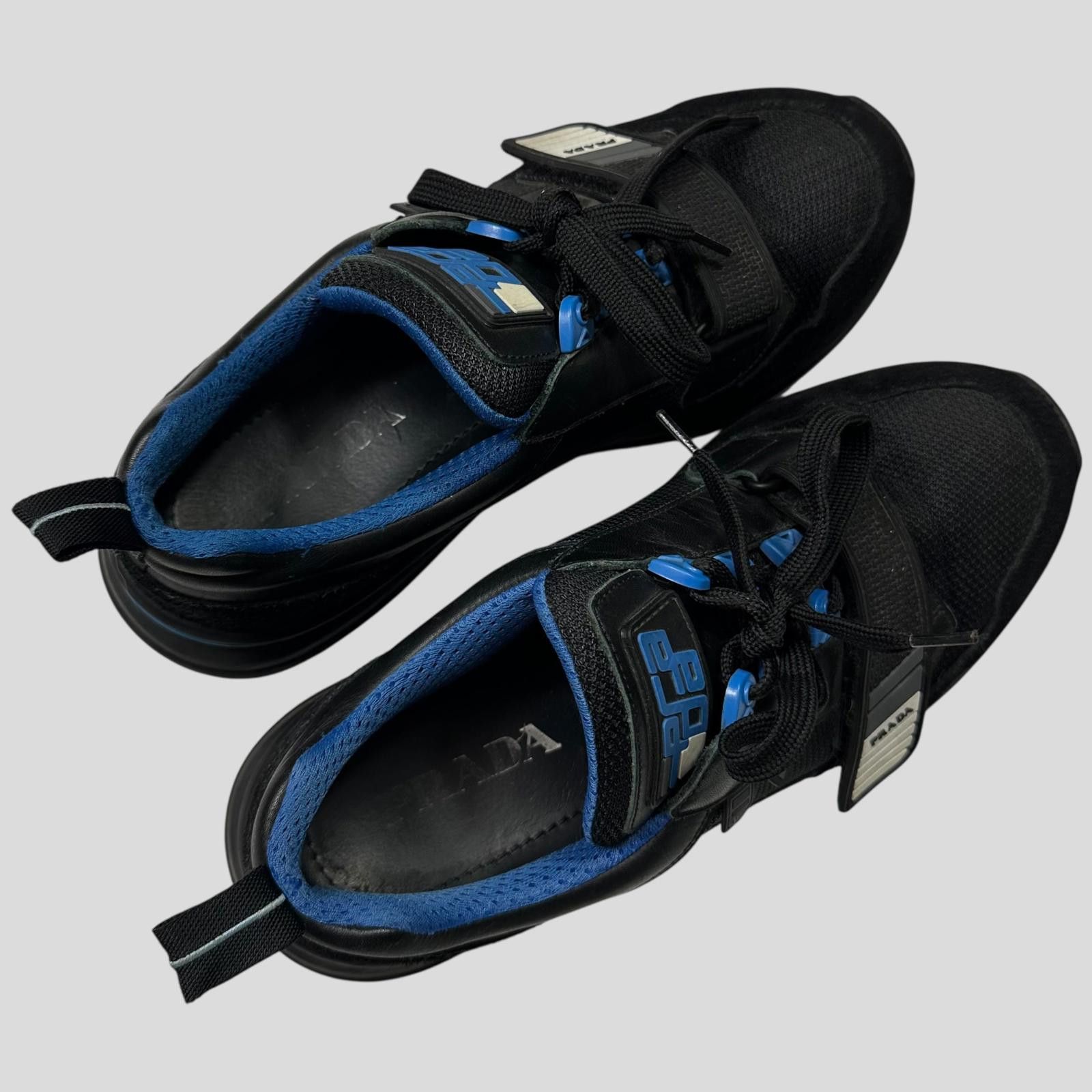 Prada Prada 2018 Mechano Rubber + Leather Logo Trainers - UK8.5/9 Size US 9.5 / EU 42-43 - 9 Thumbnail