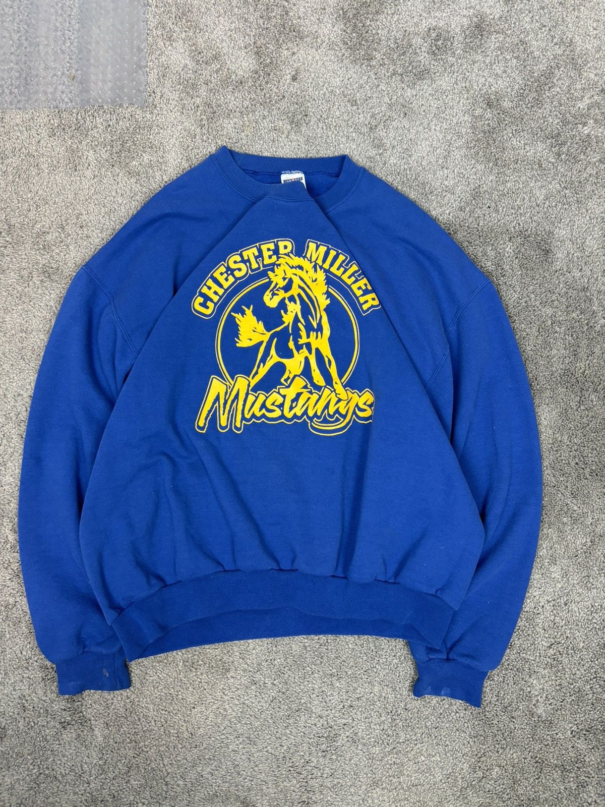 Jerzees Vintage 90s jerzees school crewneck Size US XL / EU 56 / 4 - 1 Thumbnail