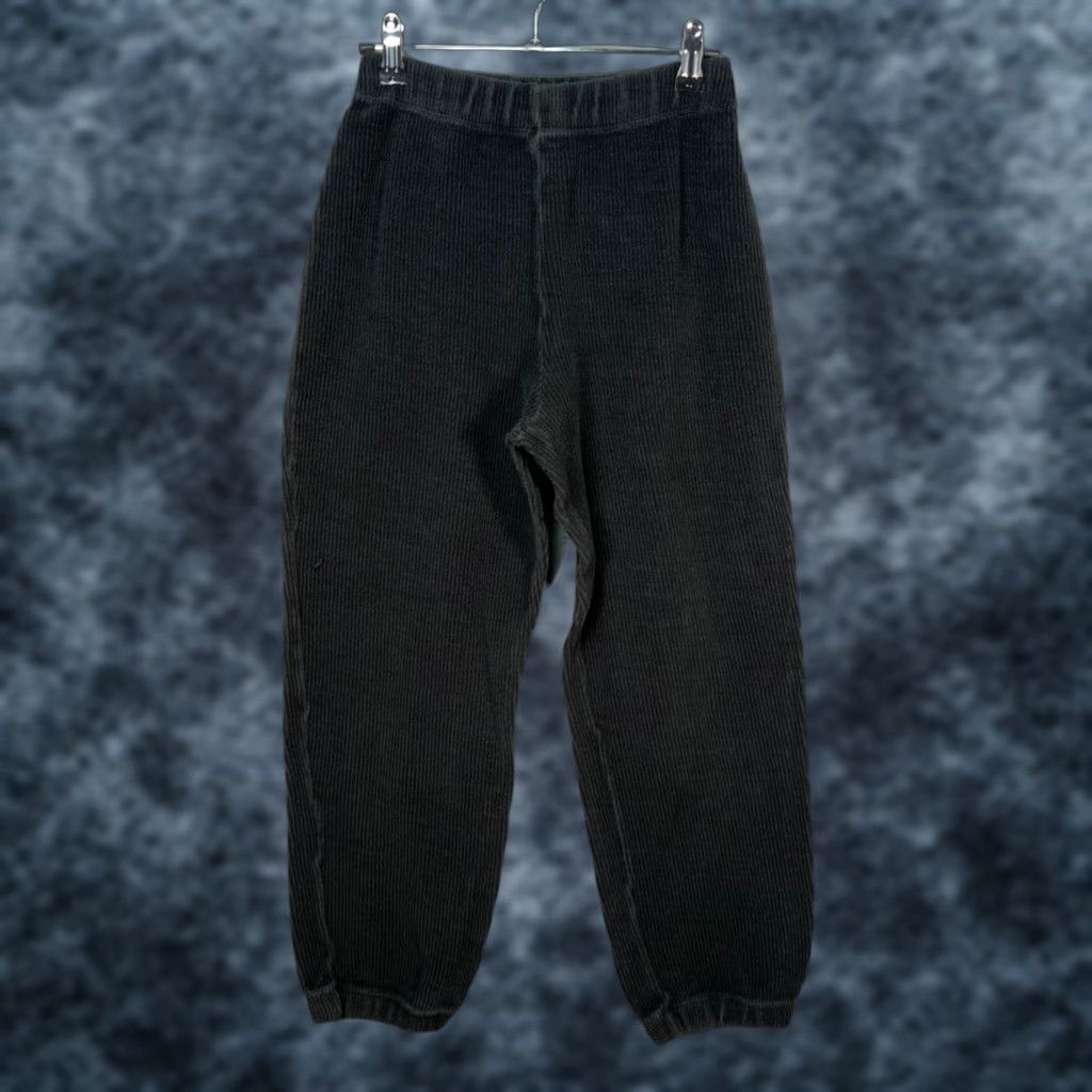 Reformation Reformation Womens Small Black Corduroy Organic Cotton Joggers Sweatpants Size 28" / US 6 / IT 42 - 1 Thumbnail