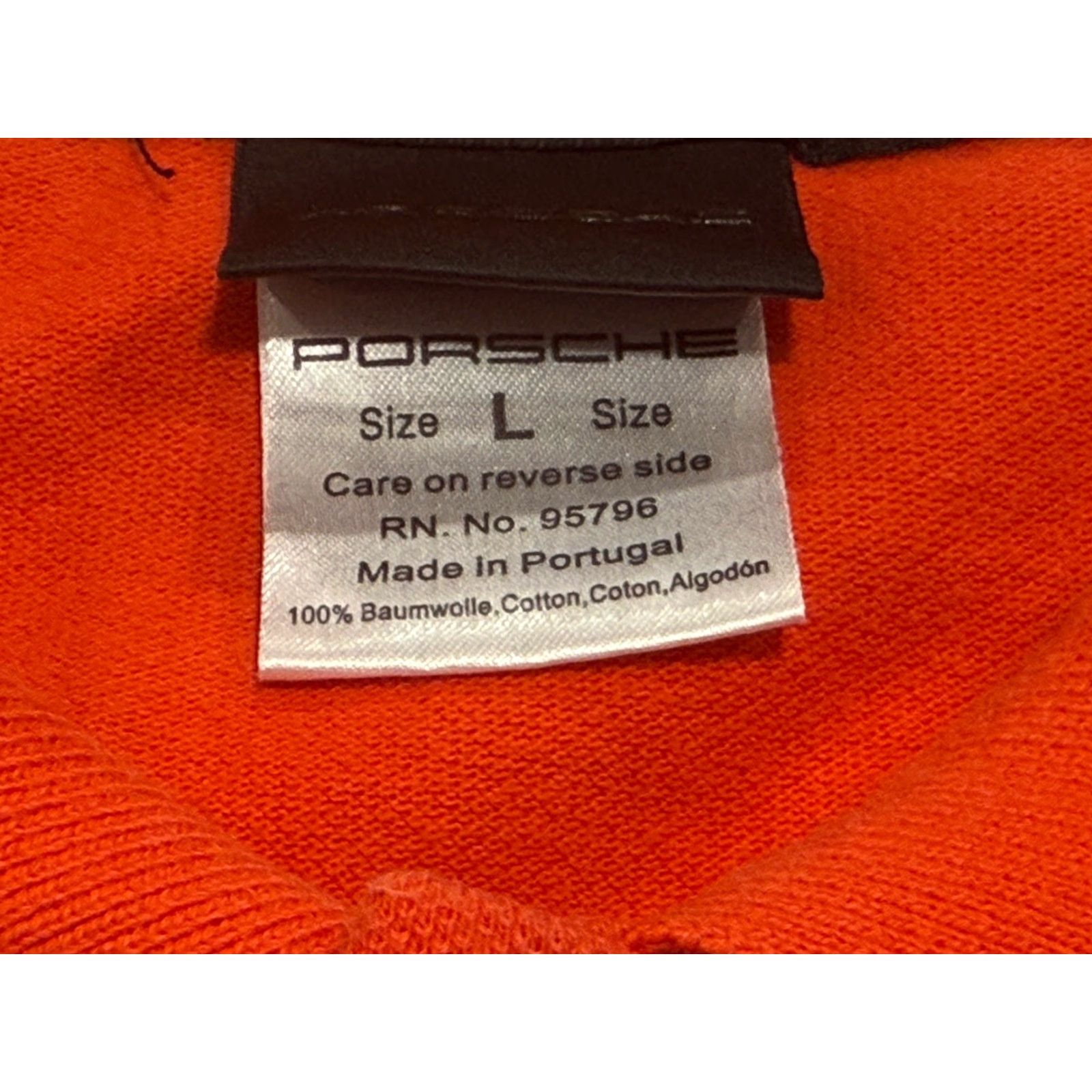 Vintage PORSCHE Polo Shirt Mens Large Red Breathable Geometric Luxury Sports Size US L / EU 52-54 / 3 - 4 Thumbnail