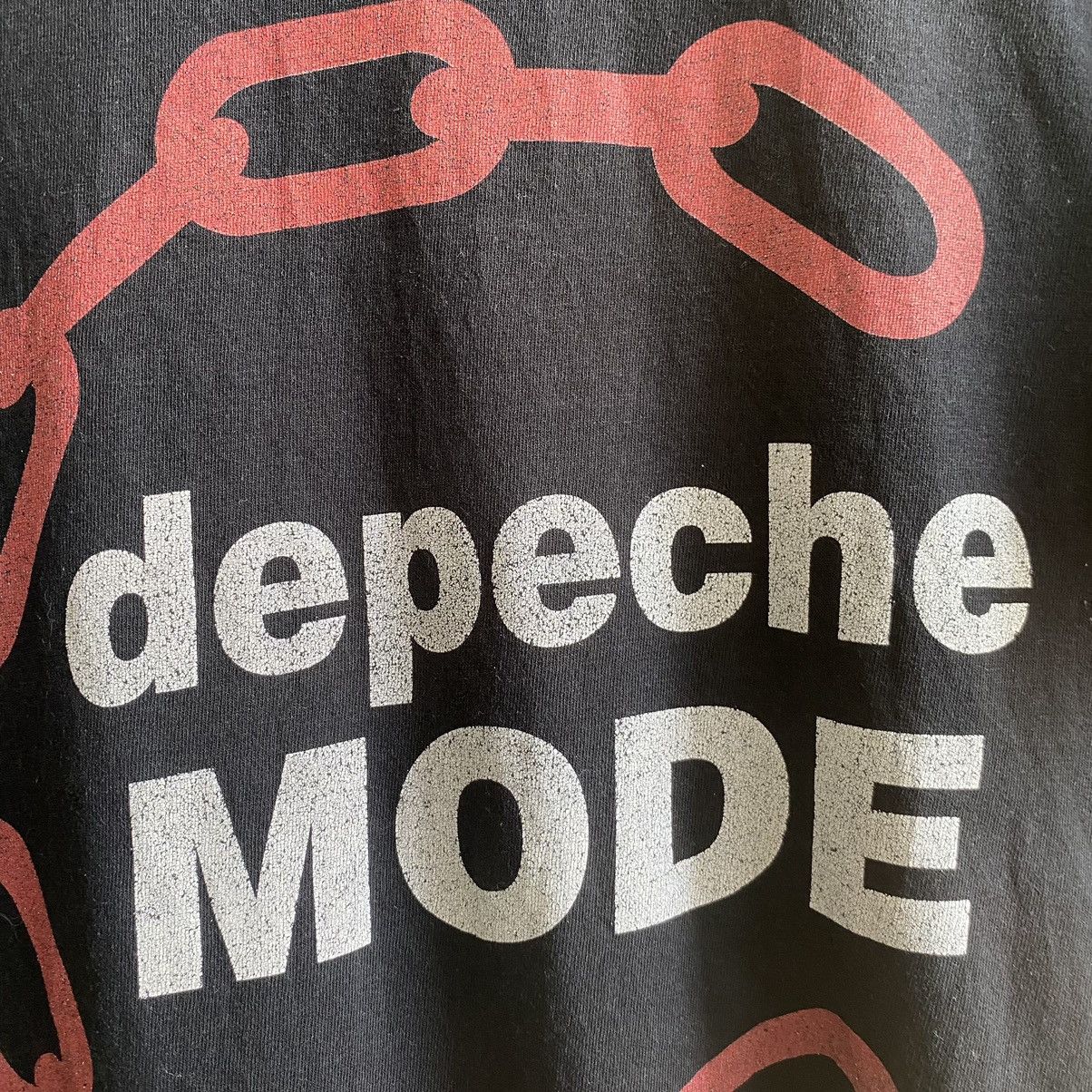 Band Tees Thrashed Faded Vintage Y2K Depeche Mode Band ERD GRUNGE TEE Size US S / EU 44-46 / 1 - 3 Thumbnail