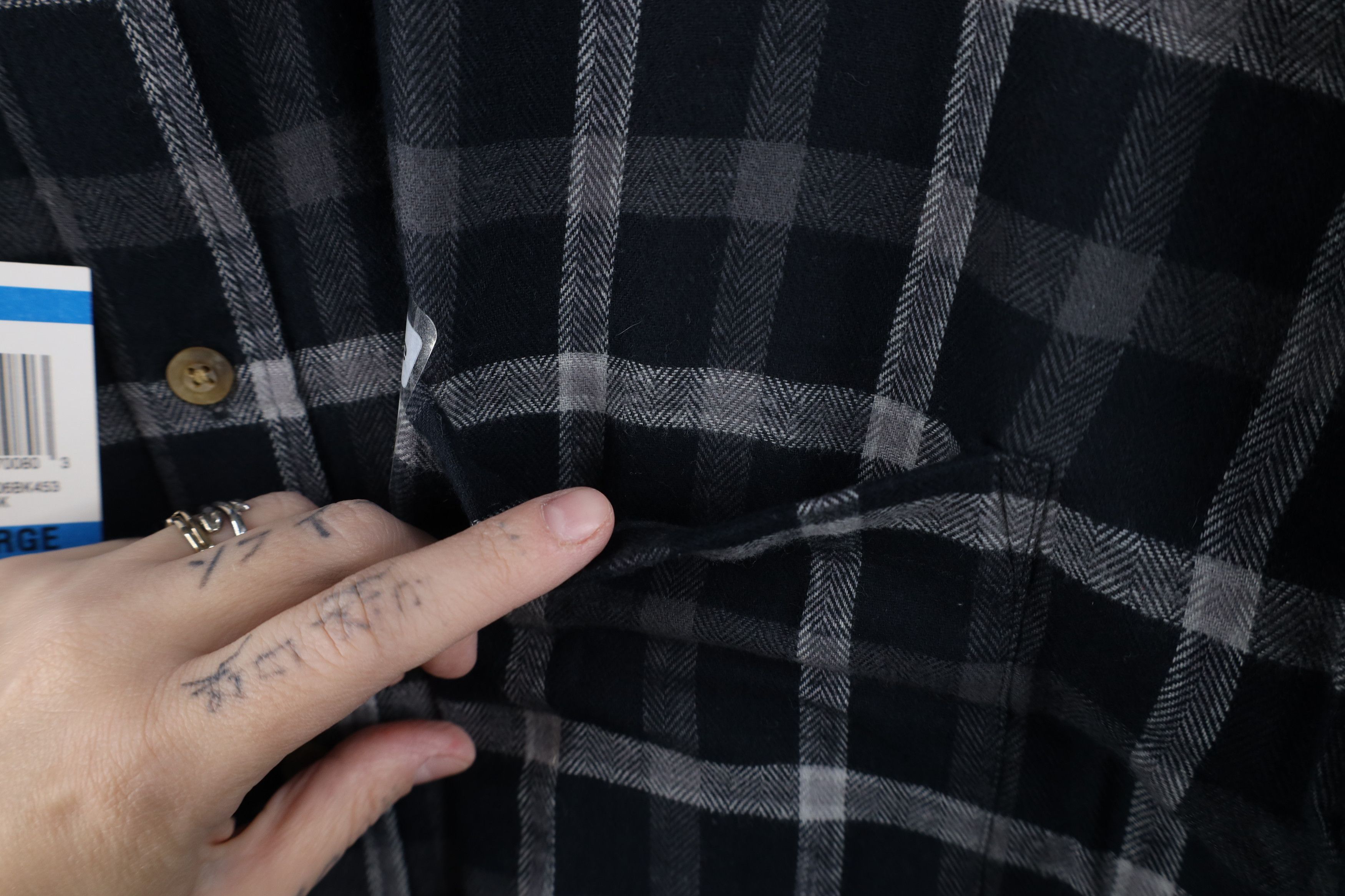 Vintage Deadstock Vintage Y2K Streetwear Flannel Button Down Shirt Size US XL / EU 56 / 4 - 6 Thumbnail
