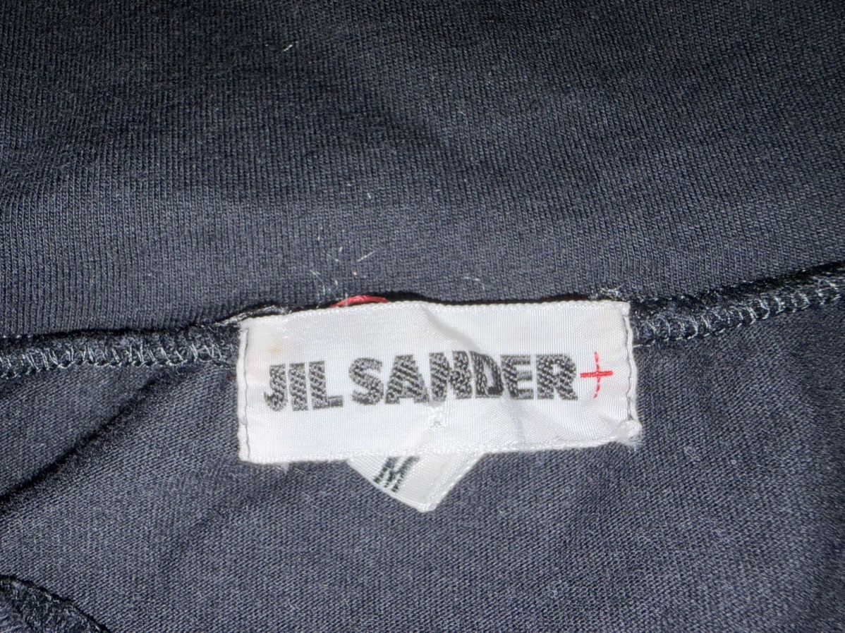 Jil Sander JIL SANDER BLACK TIE NECK LS MINIMALIST NOIR BLACK TOP 🇮🇹 Size M / US 6-8 / IT 42-44 - 13 Thumbnail