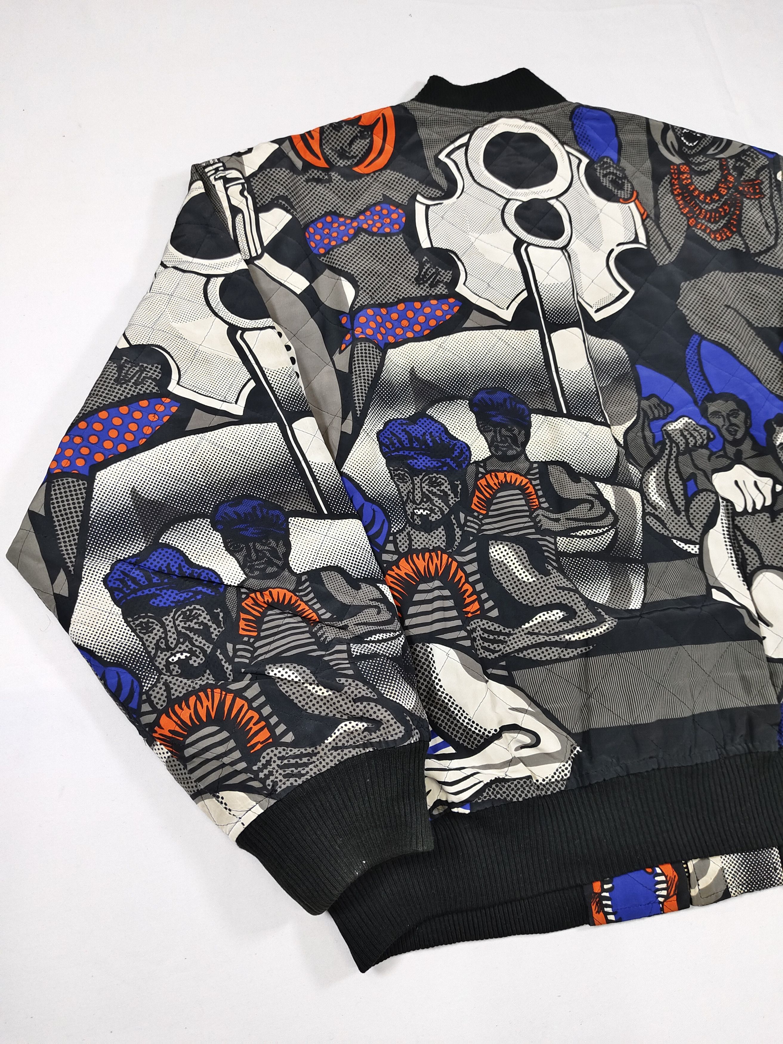 Kansai Yamamoto 90s Kansai FUN- Archive Over Print Pop Art Bomber Jacket Size US L / EU 52-54 / 3 - 8 Thumbnail