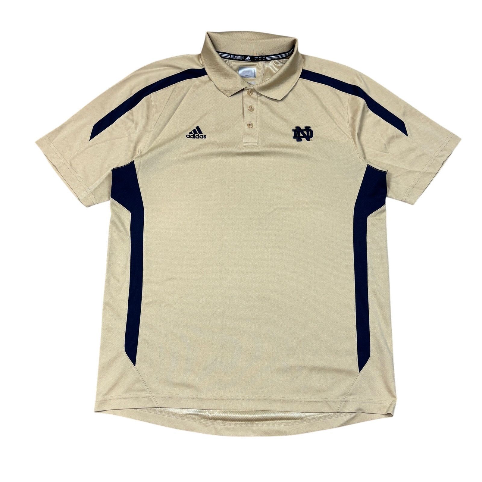 Adidas Adidas Notre Dame Fighting Irish Team Issue Polo Men's Large Size US L / EU 52-54 / 3 - 1 Thumbnail