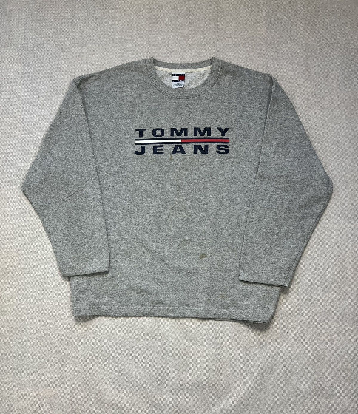 Tommy Hilfiger × Tommy Jeans × Vintage Sweatshirt Tommy Jeans vintage 90’s big logo Size US XXL / EU 58 / 5 - 1 Thumbnail