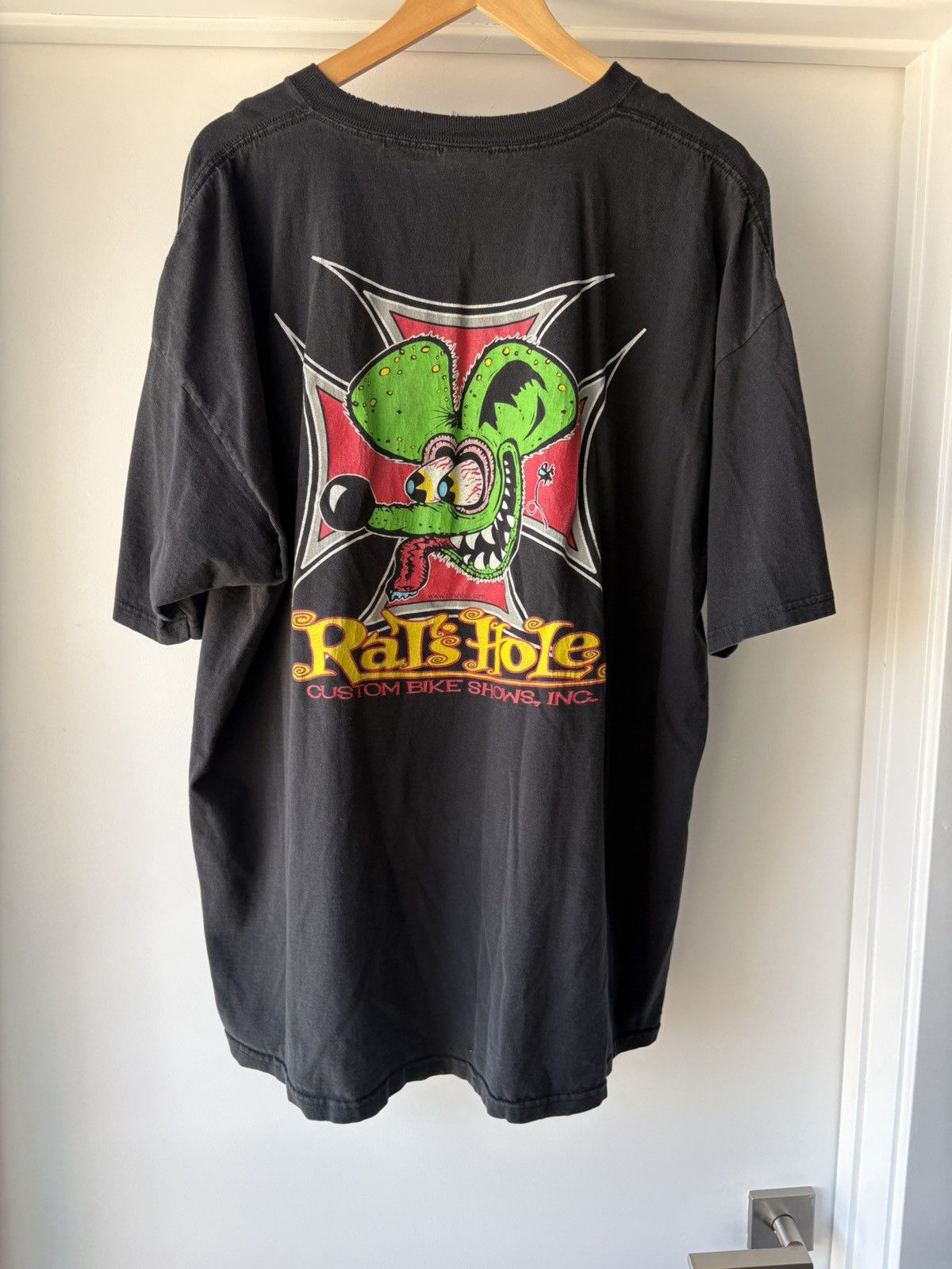 Vintage Vintage Rat Hole Biker Tee Size US XXL / EU 58 / 5 - 1 Thumbnail