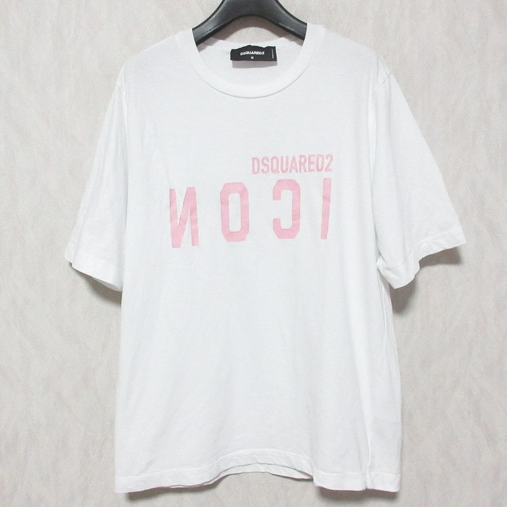 Dsquared2 Dsquared2 DSQUARED2 Logo Print Cotton Short Sleeve T-shirt Textile T-Shirts S80GC0052 S22507 DUTY FREE for USA Size ONE SIZE - 1 Thumbnail