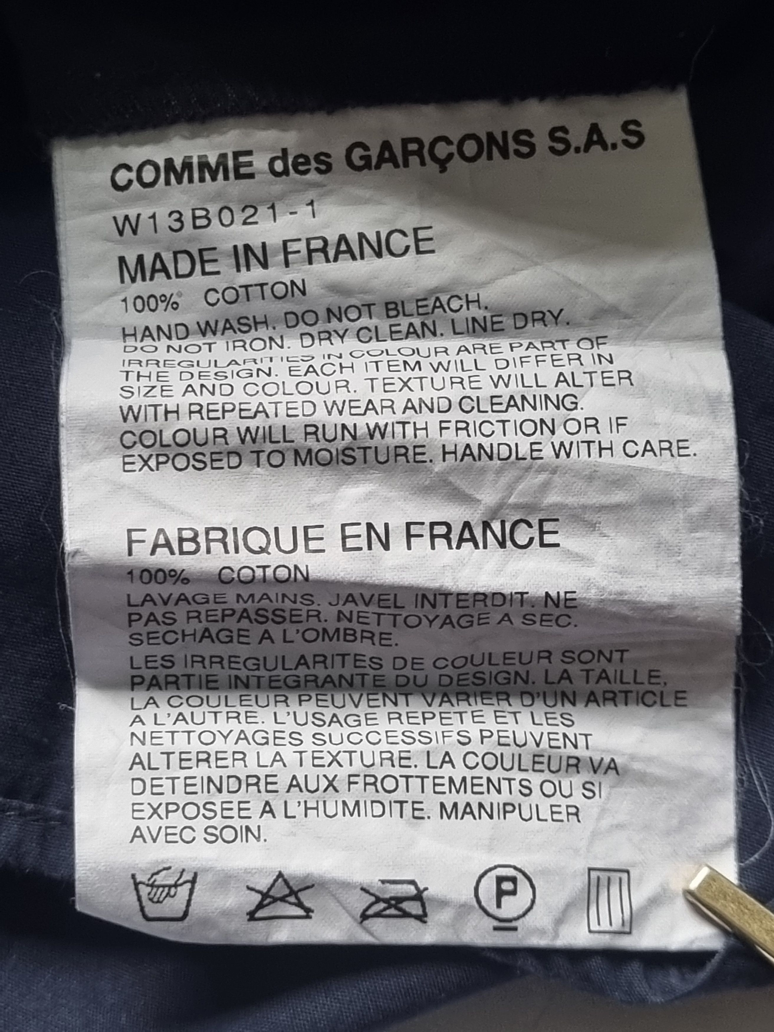 Comme des Garcons COMME des GARCONS Blouse Shirt Size S / US 4 / IT 40 - 11 Thumbnail
