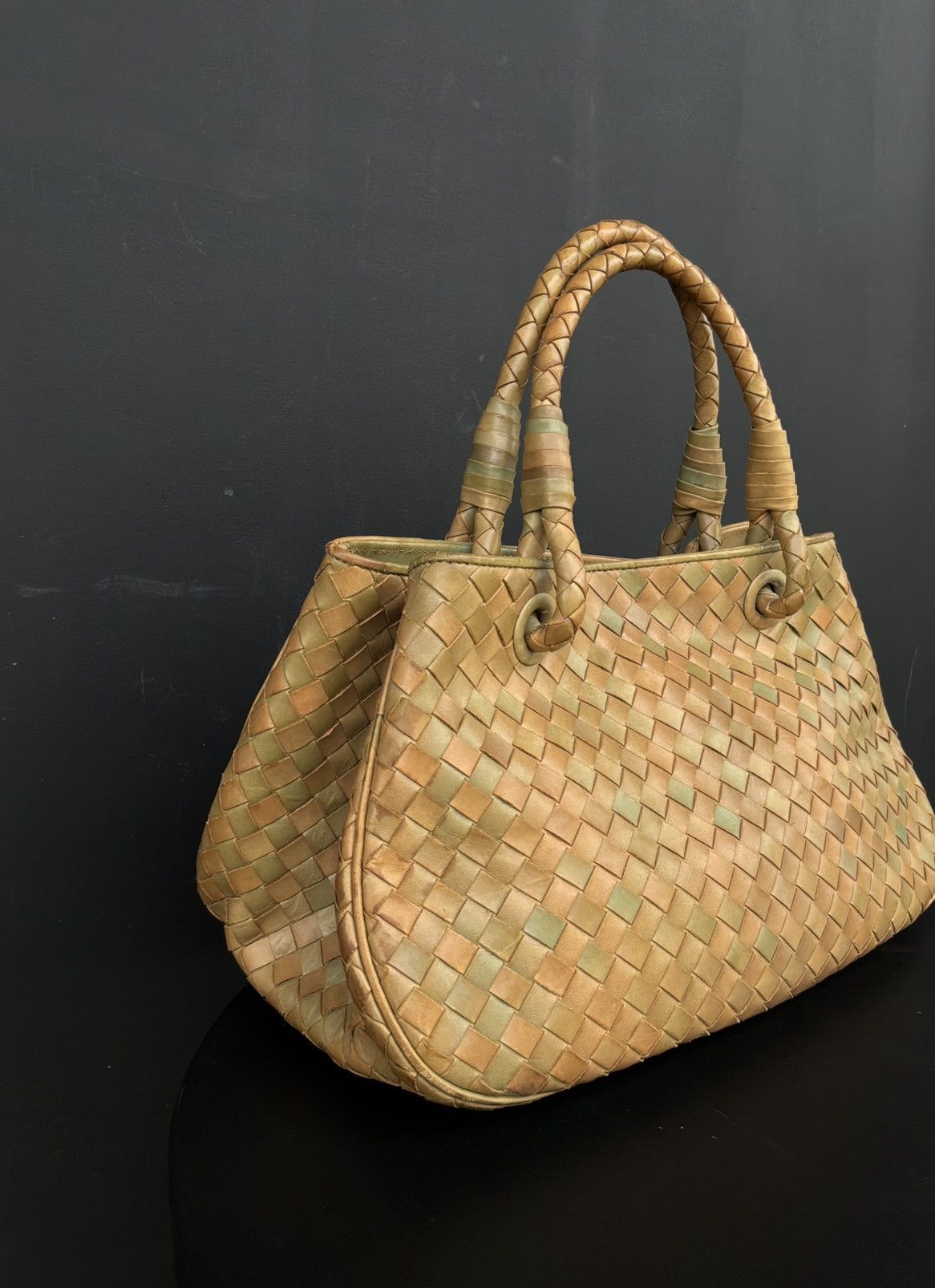 Bottega Veneta Bottega Veneta - Intrecciato Small Nappa Leather Handbag Size ONE SIZE - 4 Thumbnail