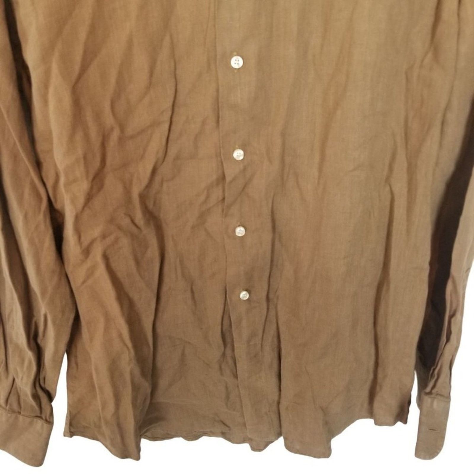 Zara ZARA Mens Linen Shirt Size XL Classic Minimalist Breathable Size US XL / EU 56 / 4 - 3 Thumbnail