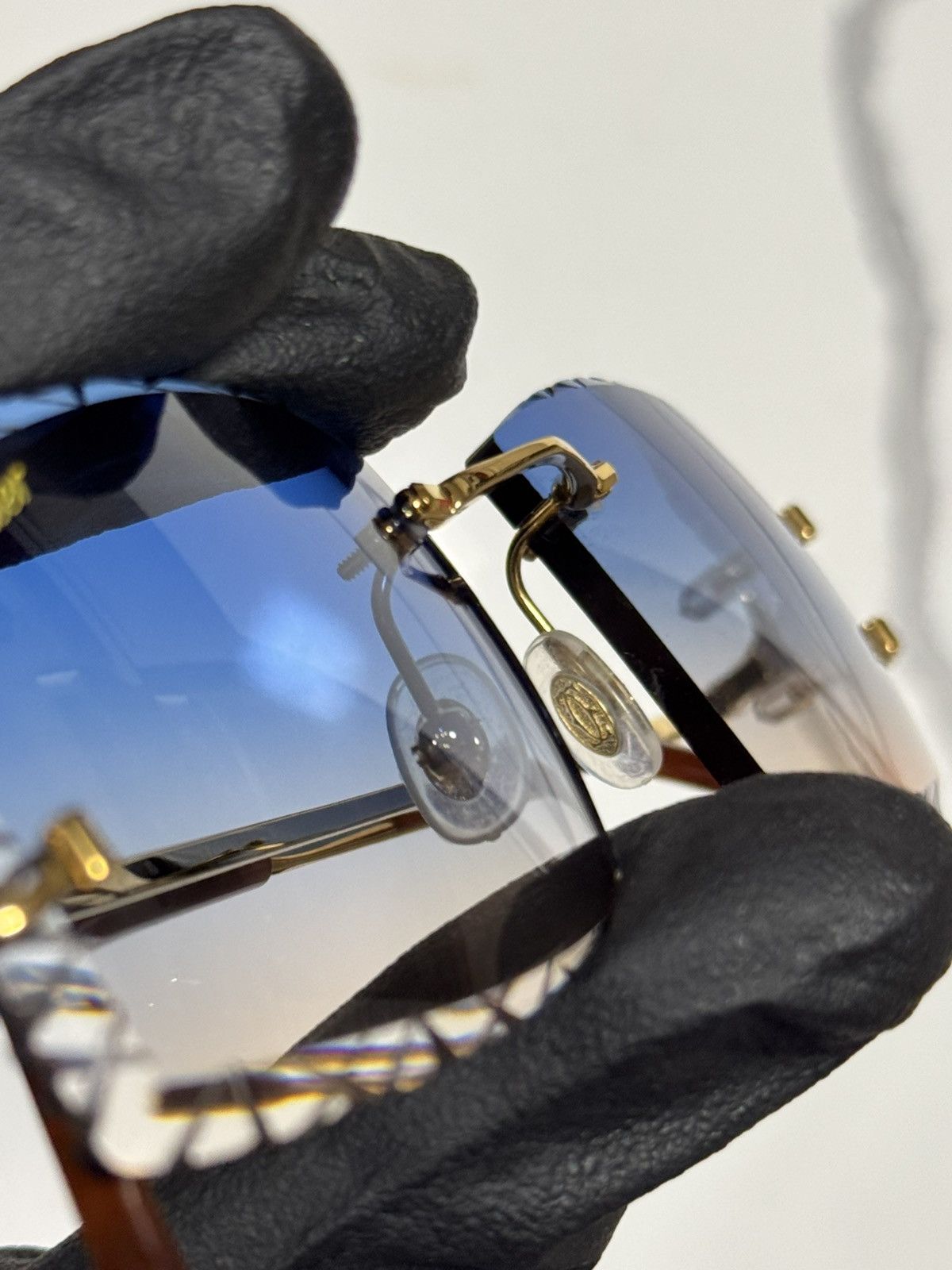 Cartier Cartier CT00920 001 Big C Frames w/ Custom Diamond Cut Lens Size ONE SIZE - 12 Thumbnail