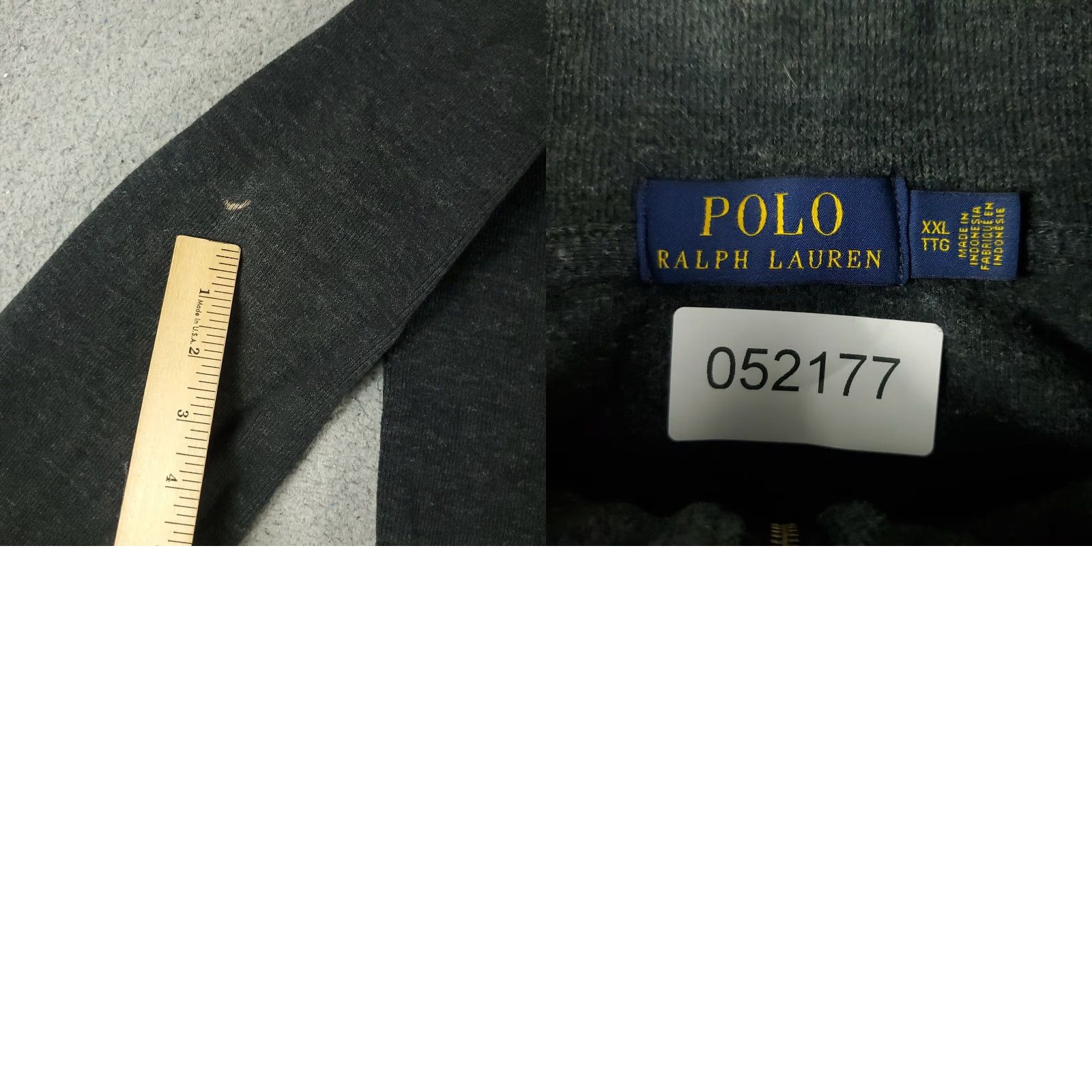Ralph Lauren VINTAGE Ralph Lauren Sweater Mens 2XL Pullover Knit 1/4 Zip Long Sleeve Gray Casual Formal Outdoor Size US XXL / EU 58 / 5 - 8 Thumbnail