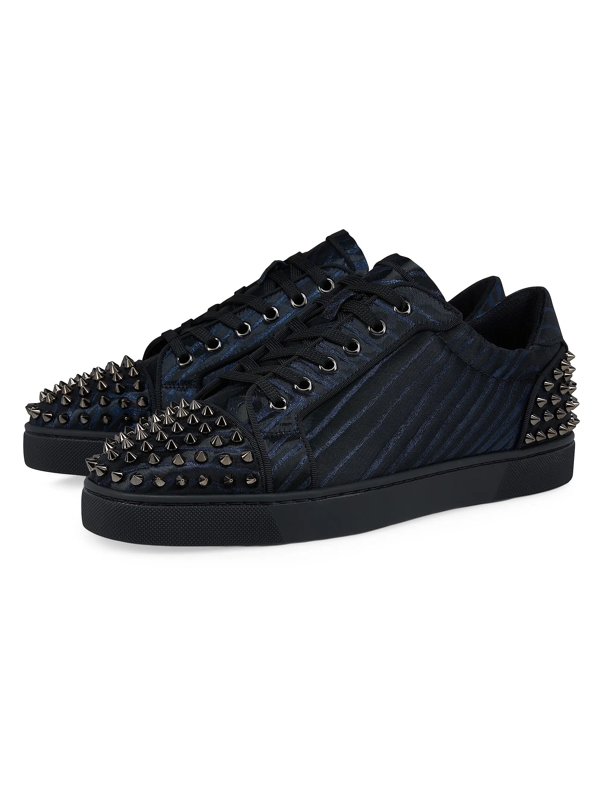 Christian Louboutin os11x0126 Seavaste 2 Sneakers in Black/Navy Size US 12 / EU 45 - 2 Thumbnail