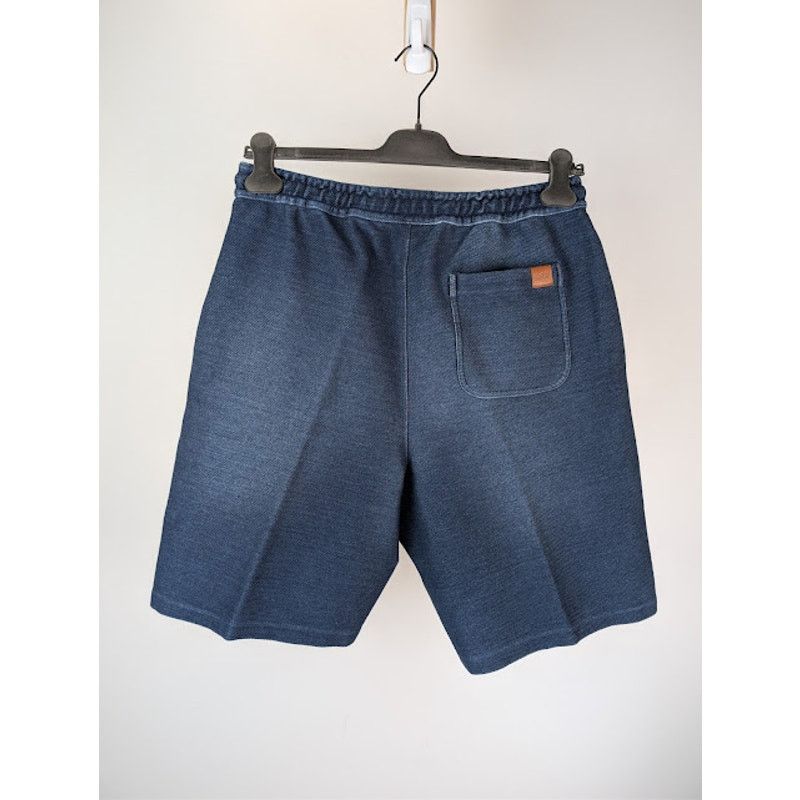 Loewe o1rshd1 Bermuda Shorts in Indigo Blue Size US 34 / EU 50 - 16 Thumbnail