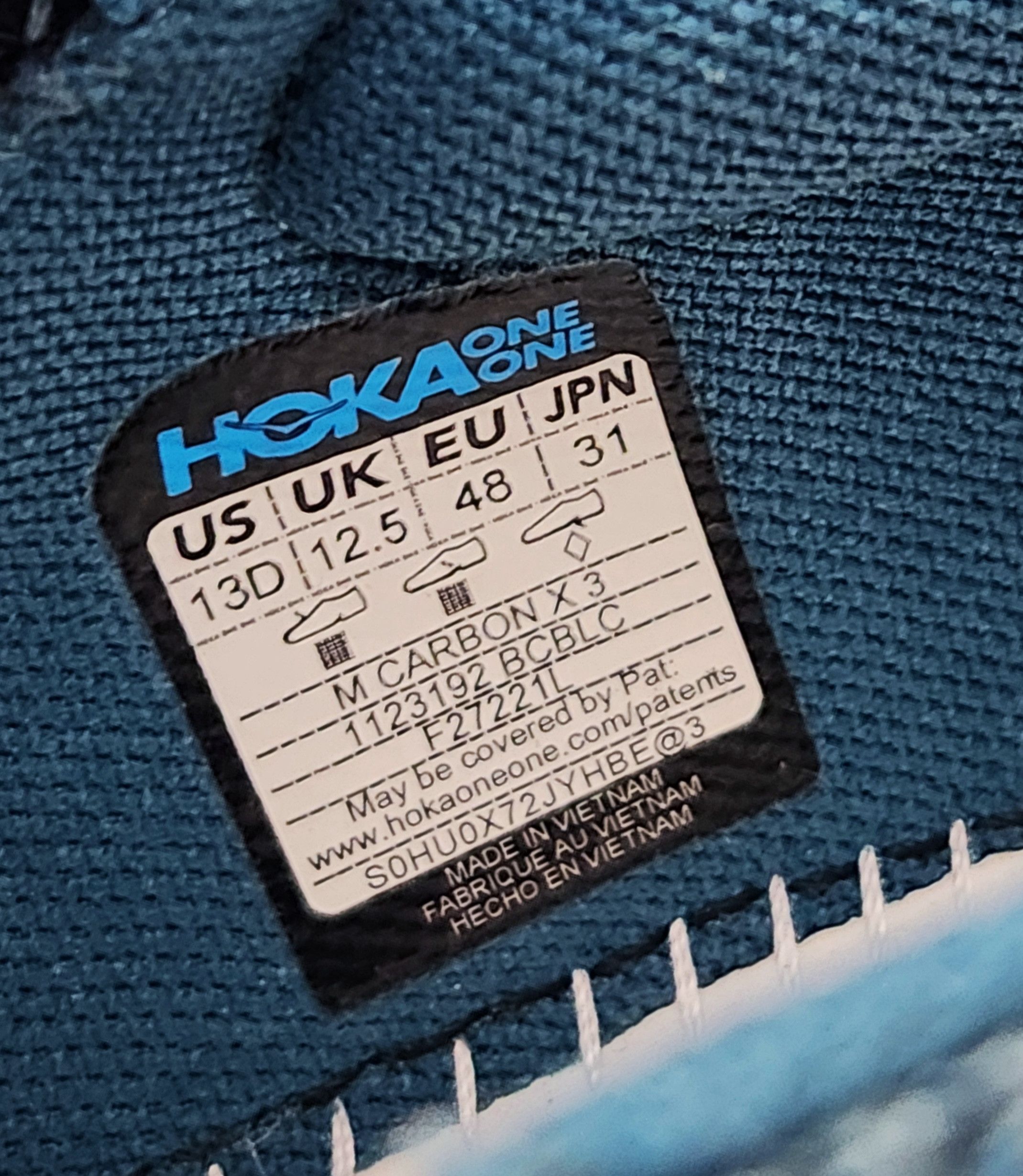 Hoka Hoka One One Carbon X 3 multicolor 13 Running Shoes 1123192 Size US 13 / EU 46 - 16 Thumbnail