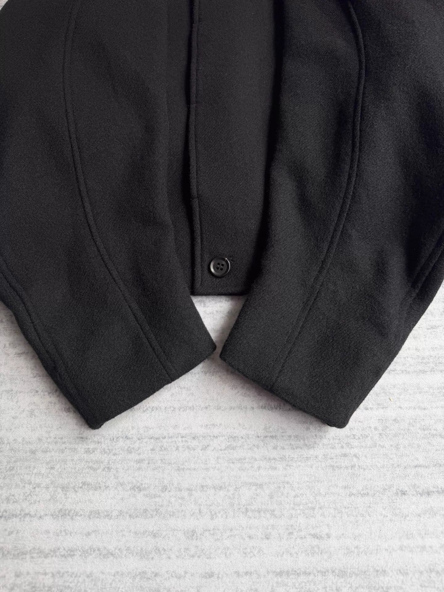 Christopher Nemeth Nemeth Knot Wool Black Wide Scimitar Sleeve Blazer Size US S / EU 44-46 / 1 - 5 Thumbnail