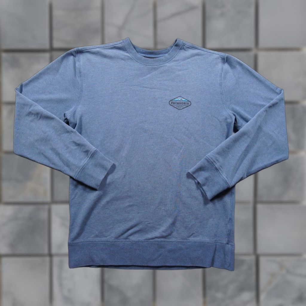 Patagonia Patagonia Sweatshirt Mens Small Blue Midweight Crewneck Pullover Outdoors Adult Shirt Size US S / EU 44-46 / 1 - 1 Thumbnail