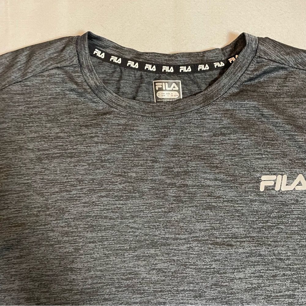 Fila FILA Long Sleeve Active Grey Tee Size M Size US M / EU 48-50 / 2 - 3 Thumbnail