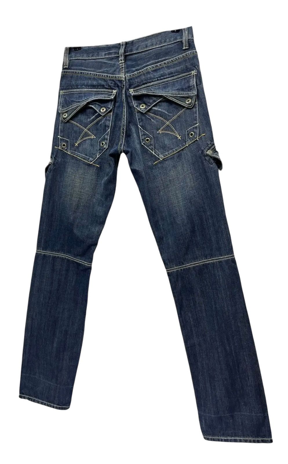 Japanese Brand RARE🔥IKKA Slant Front Pocket Bush Cargo Undercover Style Size US 29 - 8 Thumbnail