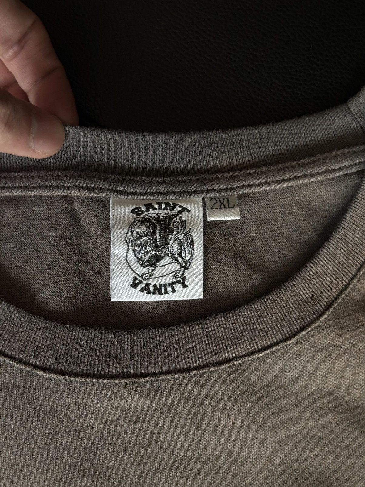 Saint Vanity Saint Vanity UNRELEASED Tee Shirt Logo Grey Size XXL (NEW) Size US XXL / EU 58 / 5 - 5 Thumbnail