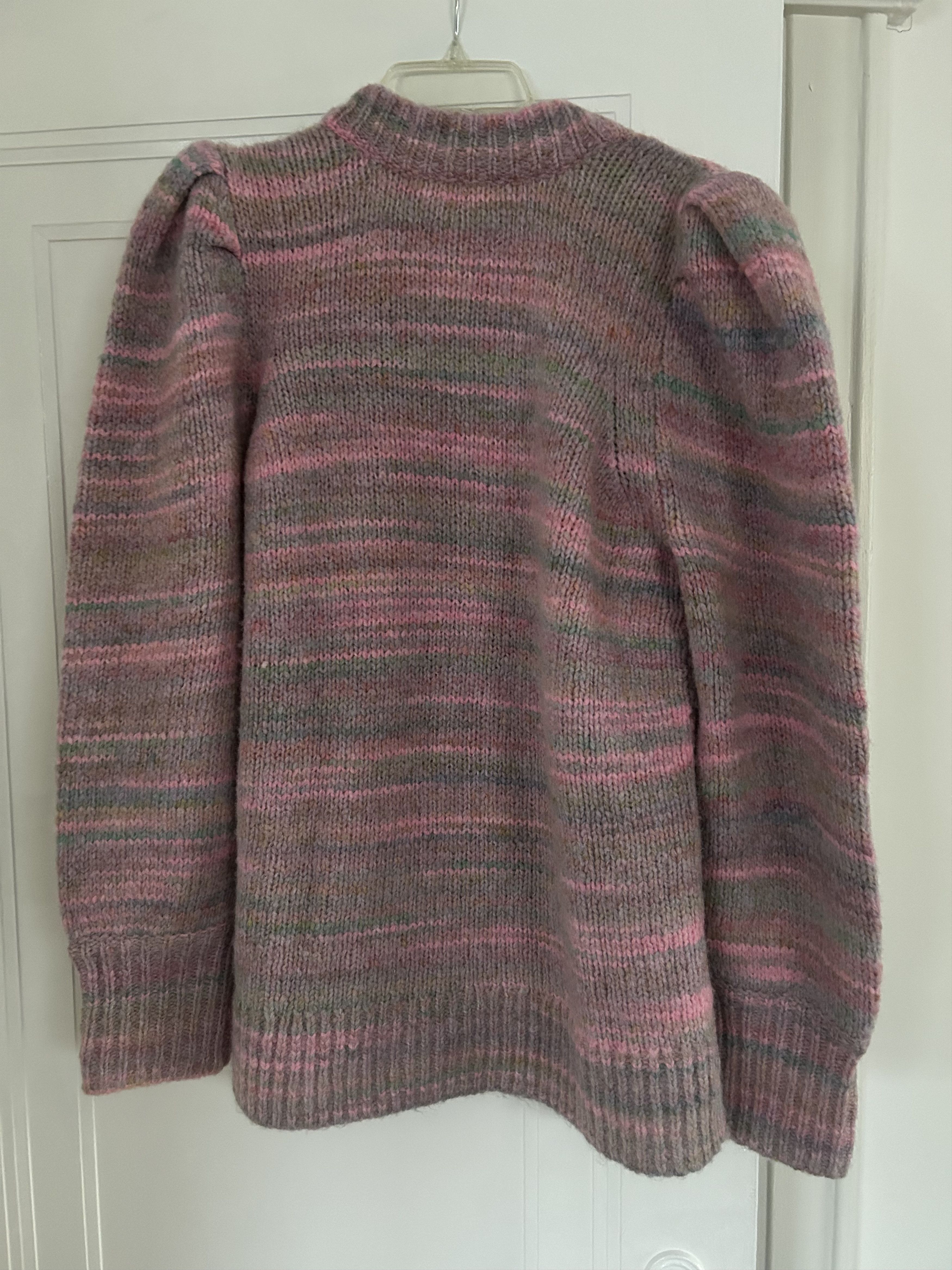 LoveShackFancy LoveShackFancy NWT Wilford Boyfriend Cardigan M Puff Sleeves Size M / US 6-8 / IT 42-44 - 3 Thumbnail