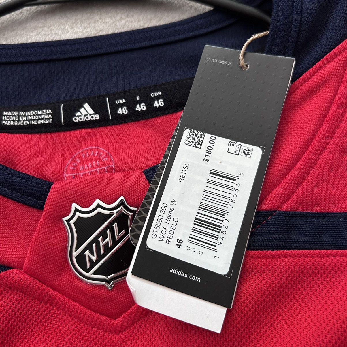 Adidas Washington Capitals Home Jersey Size US S / EU 44-46 / 1 - 3 Thumbnail