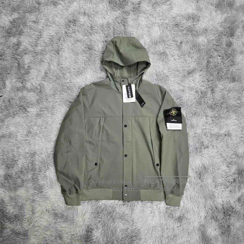 Stone Island Stone Island Solid Color Single-breasted Hooded Long Sleev Size US M / EU 48-50 / 2 - 1 Thumbnail