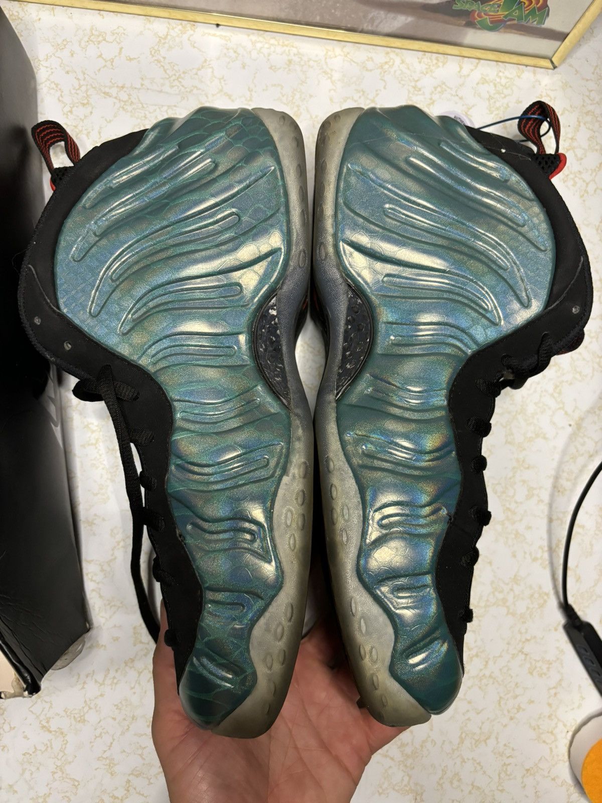 Jordan Brand Nike Foamposite ‘gone fishin’ Size US 13 / EU 46 - 3 Thumbnail